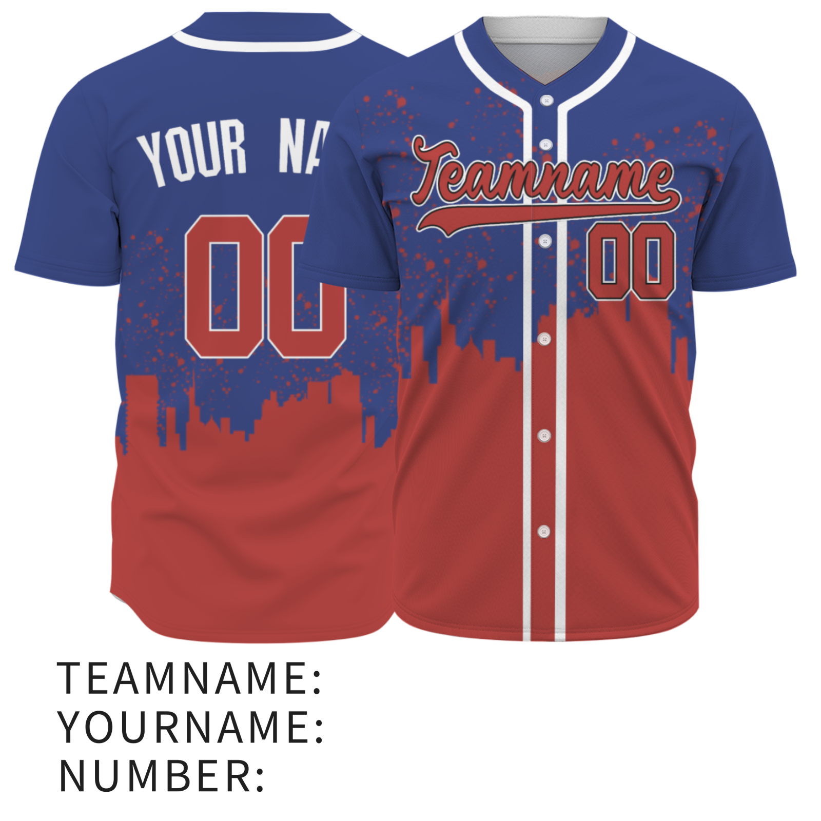 Custom Indigo Dark Red-White Authentic City's Reflection Baseball Jersey