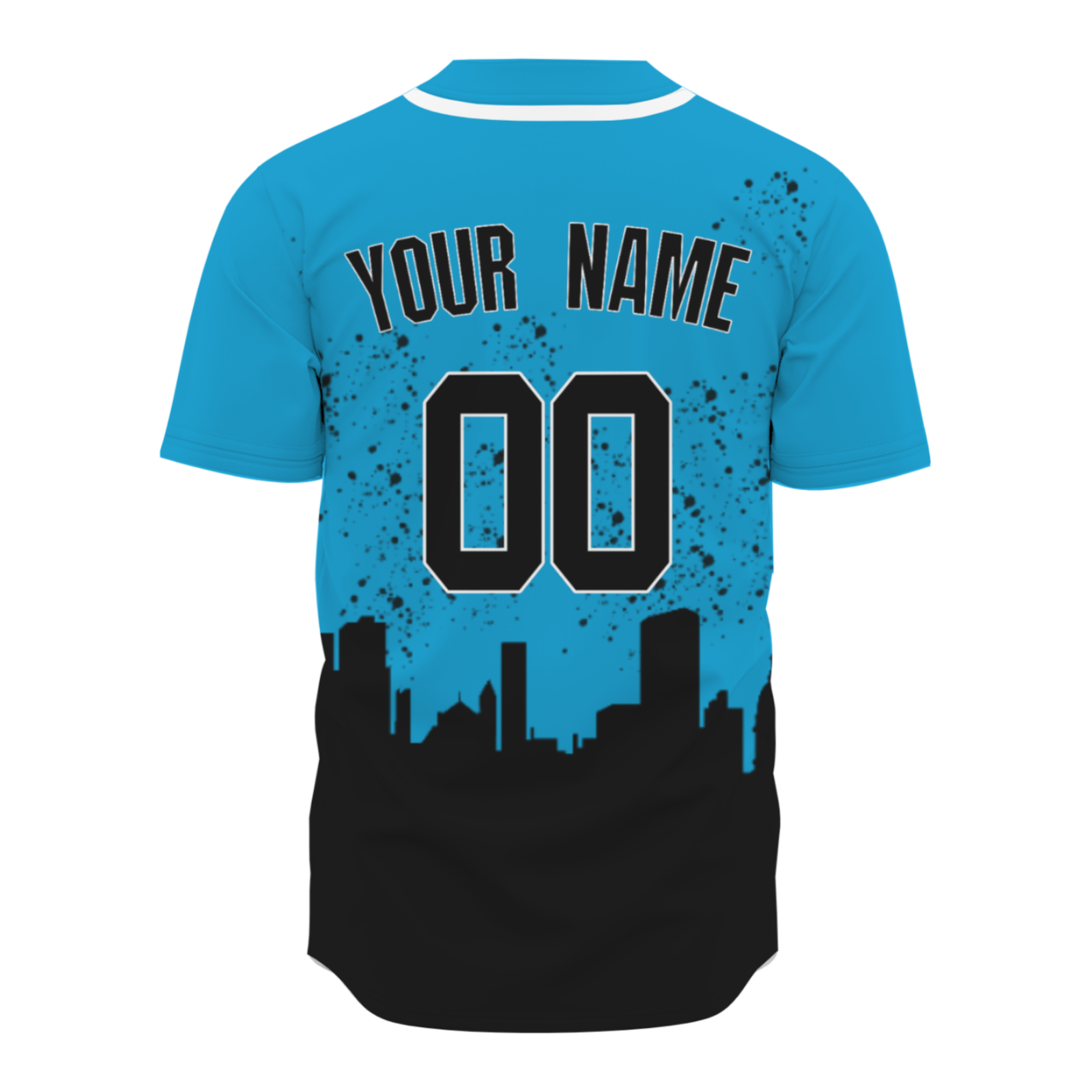 Custom Dark Blue Black-White Authentic City's Reflection Baseball Jersey