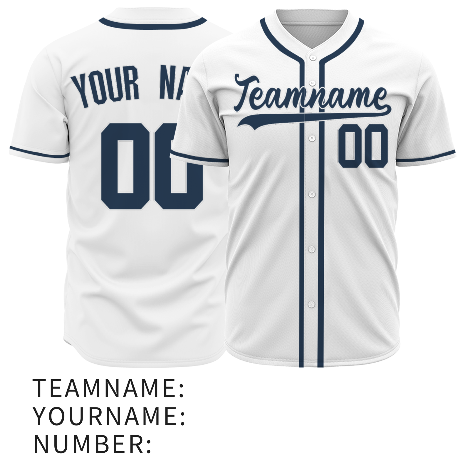 Custom White Gray Black-White Authentic Baseball Jersey