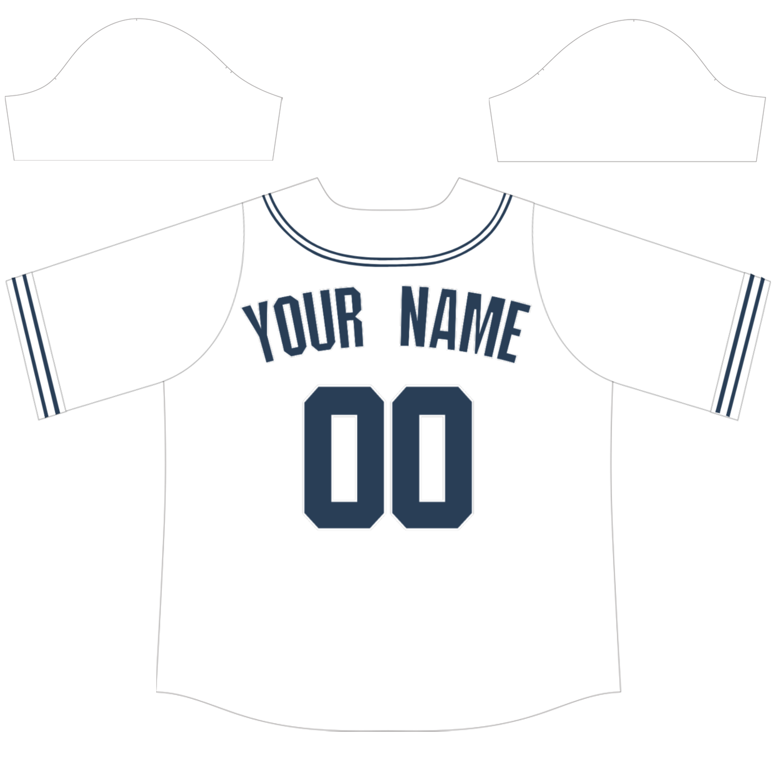 Custom White Gray Black-White Authentic Baseball Jersey