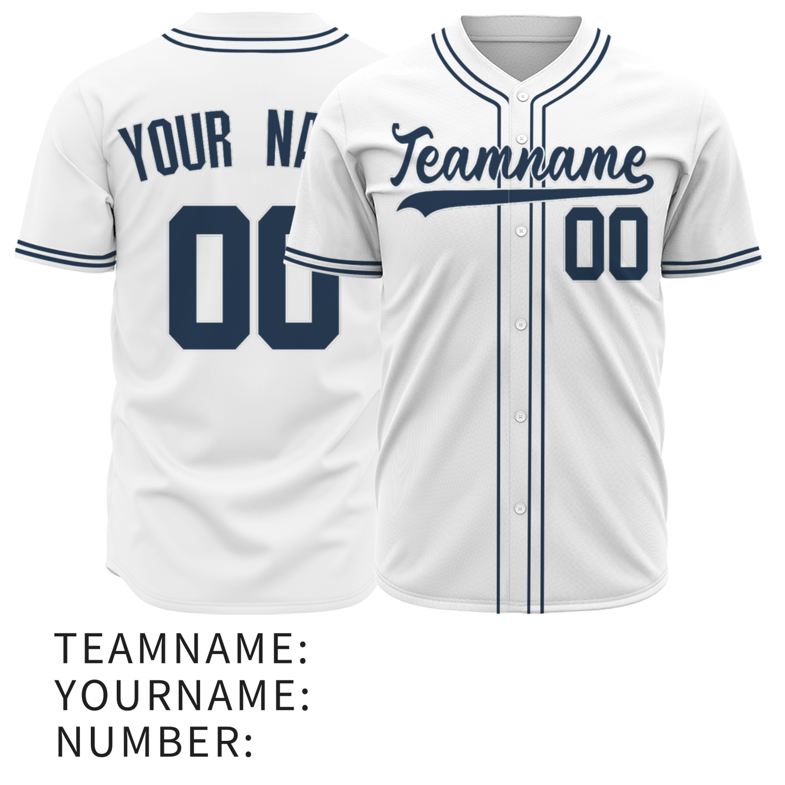 Custom White Gray Black-White Authentic Baseball Jersey