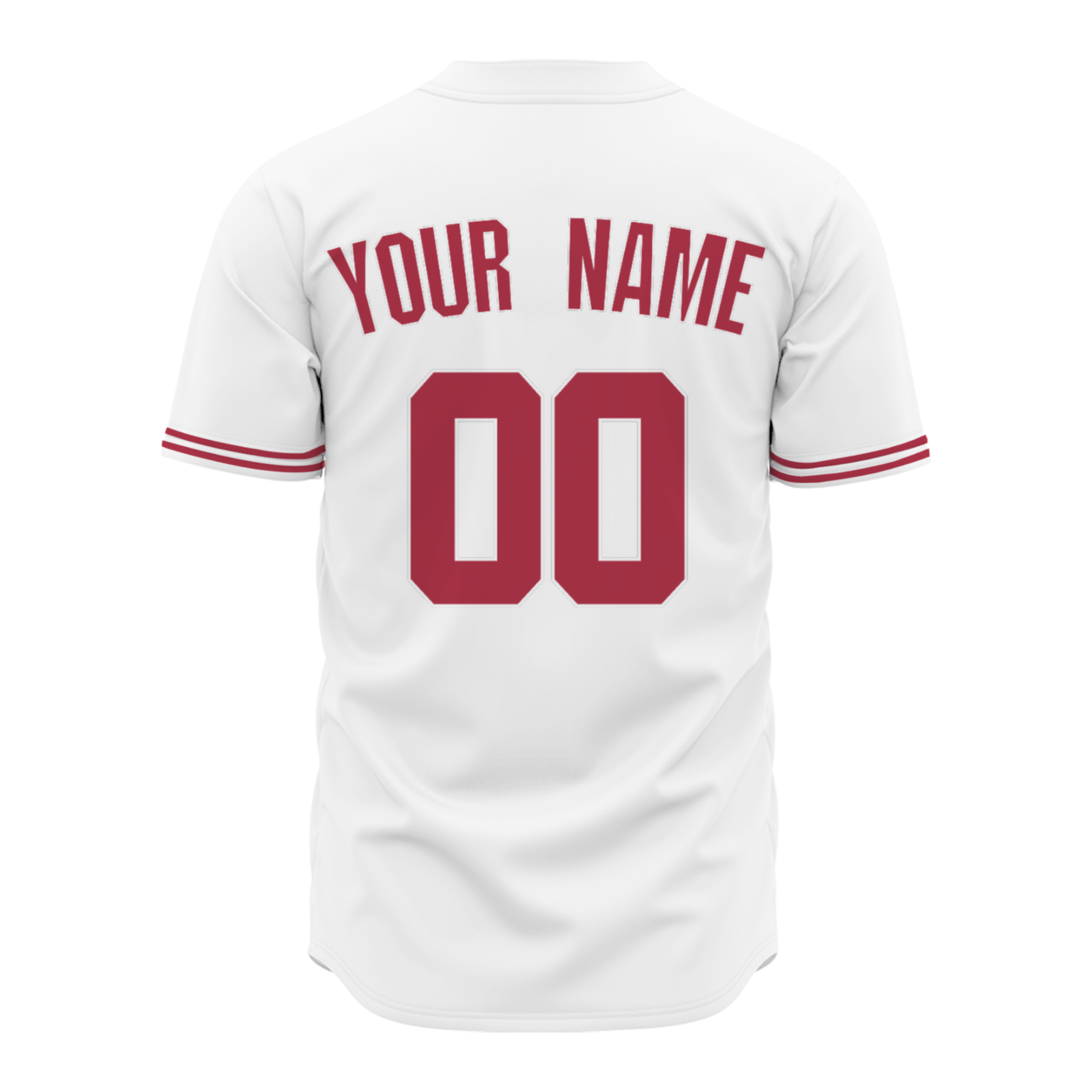 Custom White Black-White Authentic Baseball Jersey