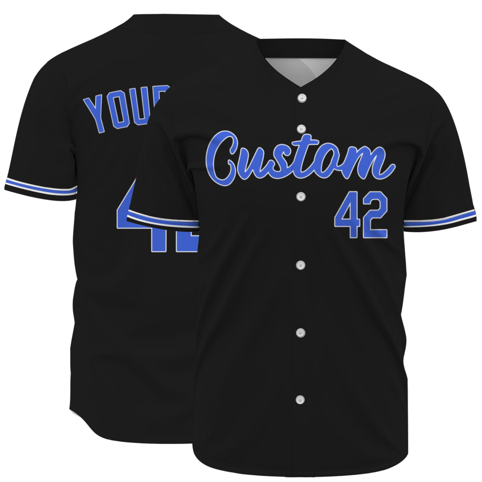 Custom Black Pink-White  Authentic Tow Tone Baseball Jersey