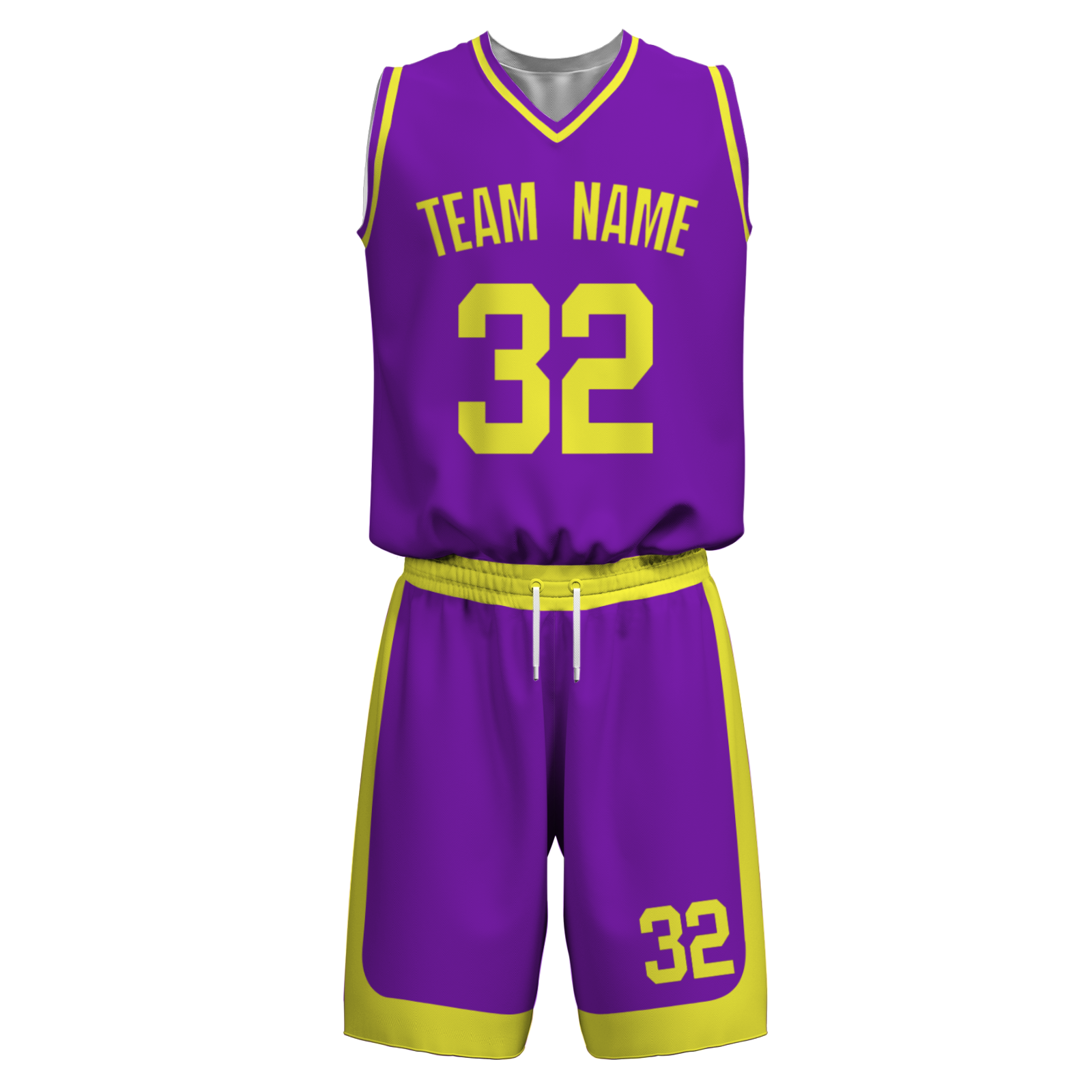 Custom Purple Mustard-White Authentic Basketball Uniform Jersey