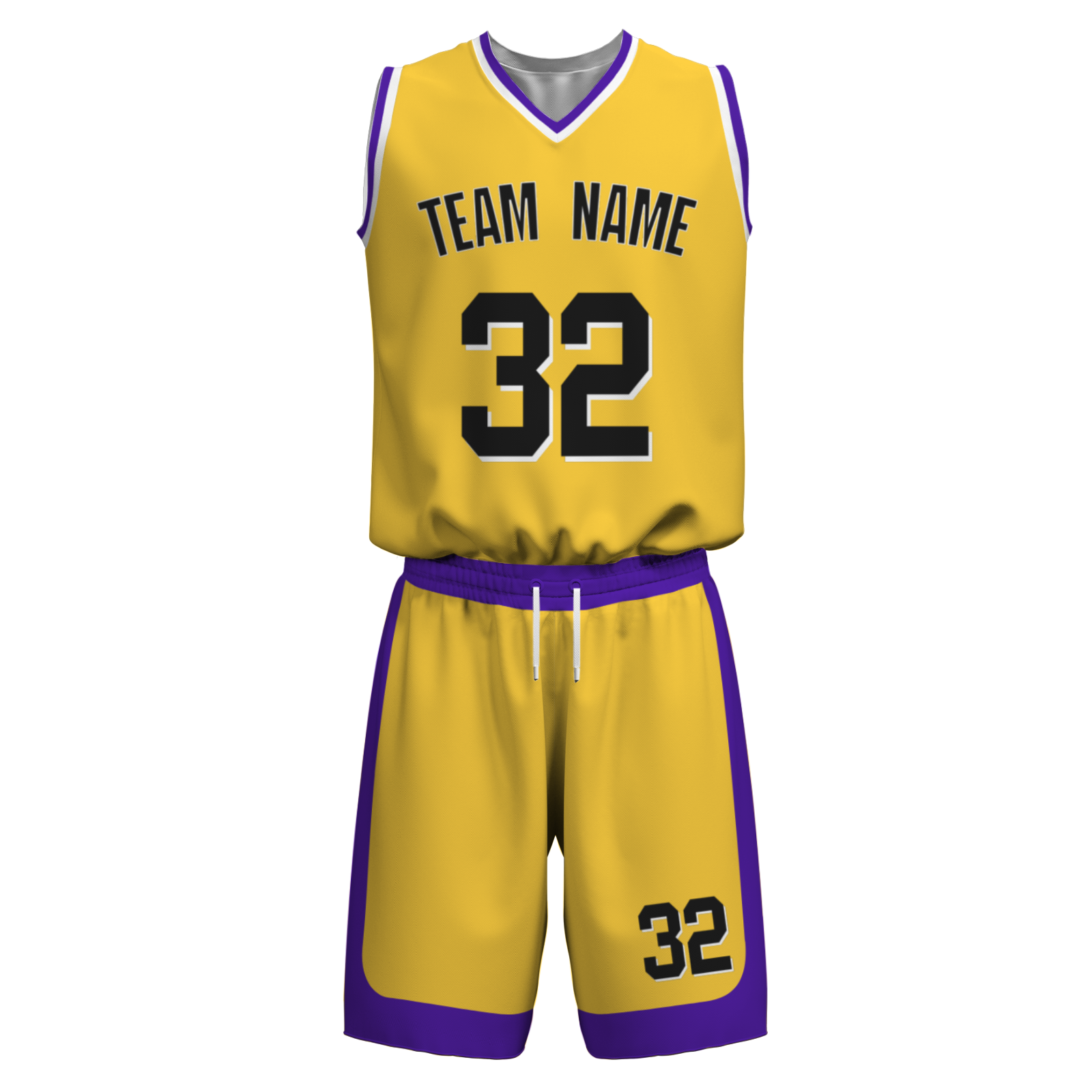 Custom Purple Mustard-White Authentic Basketball Uniform Jersey