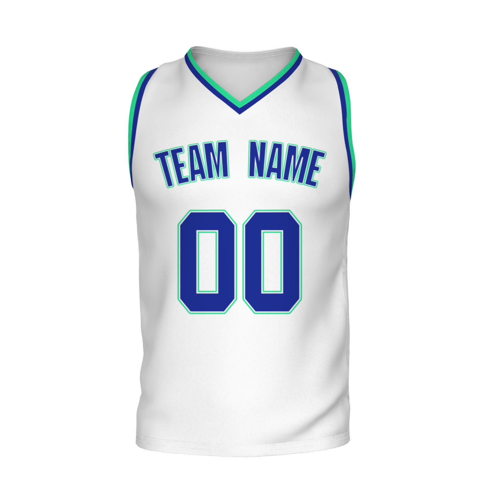 Custom White Dark Blue-Orange Authentic V-Neck Basketball Jersey