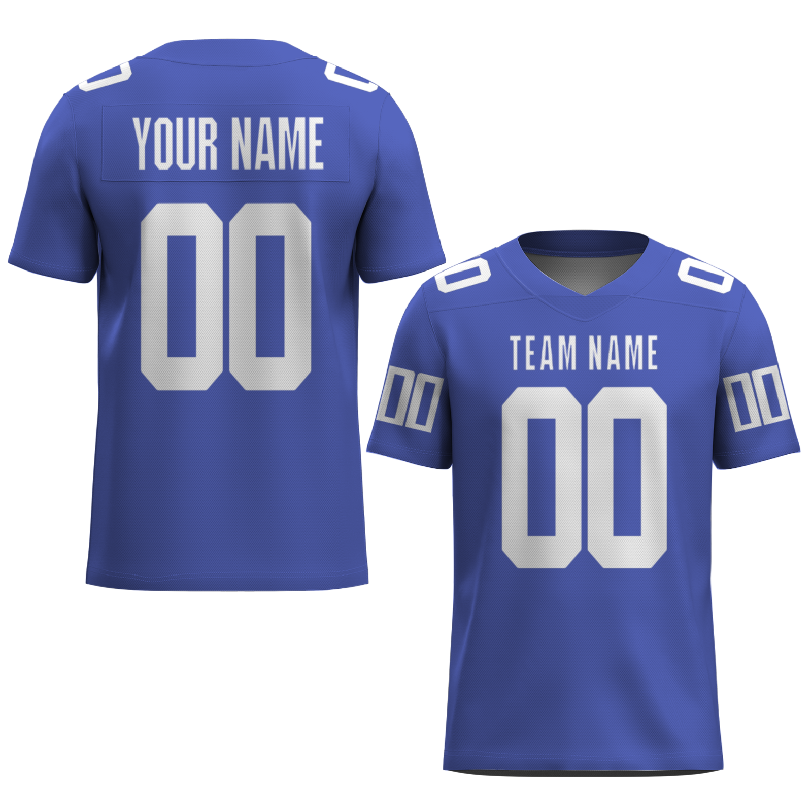 Custom  Dark Gray Blue-White Mesh Authentic Football Jersey