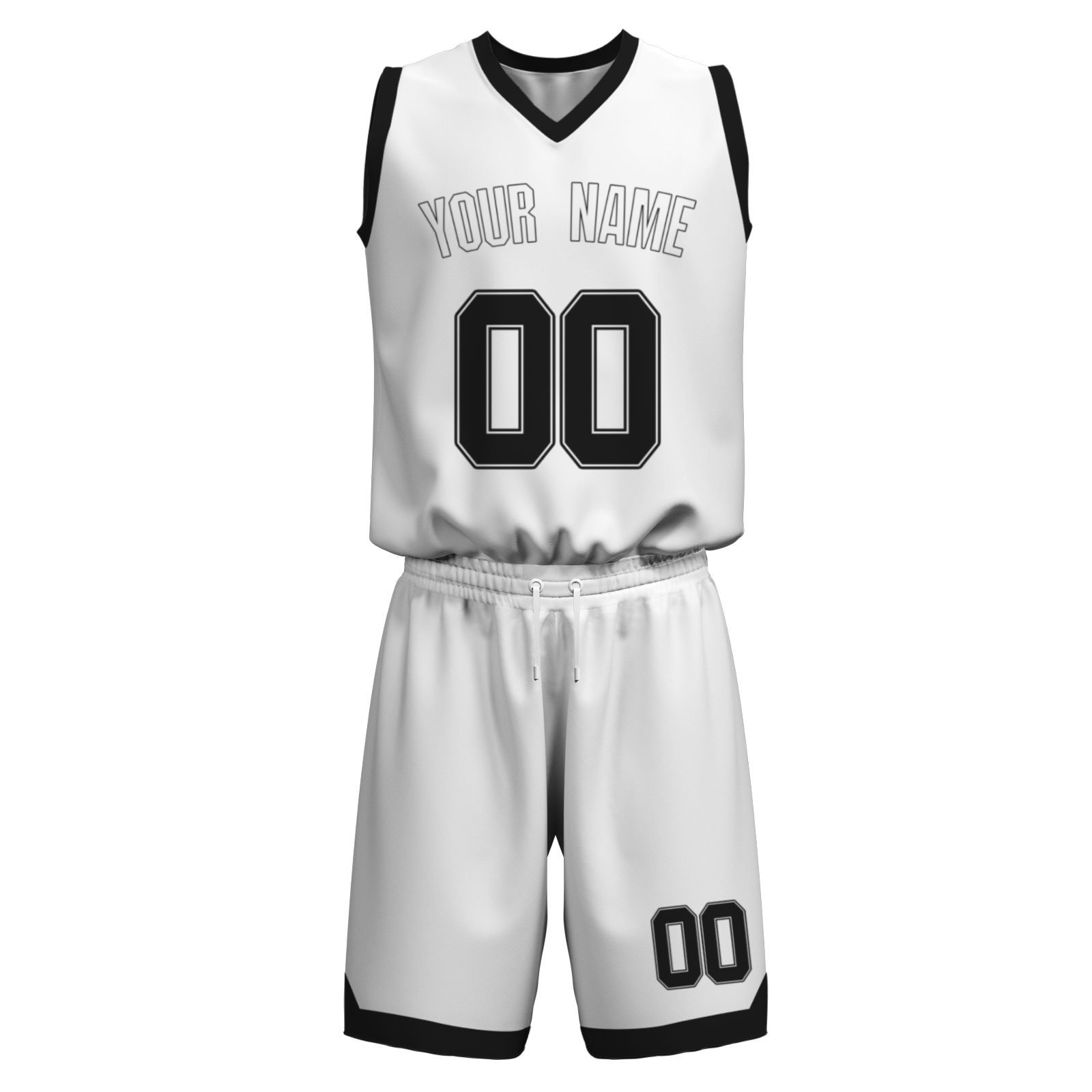 Custom White Old Gold-Black Authentic Basketball Uniform Jersey