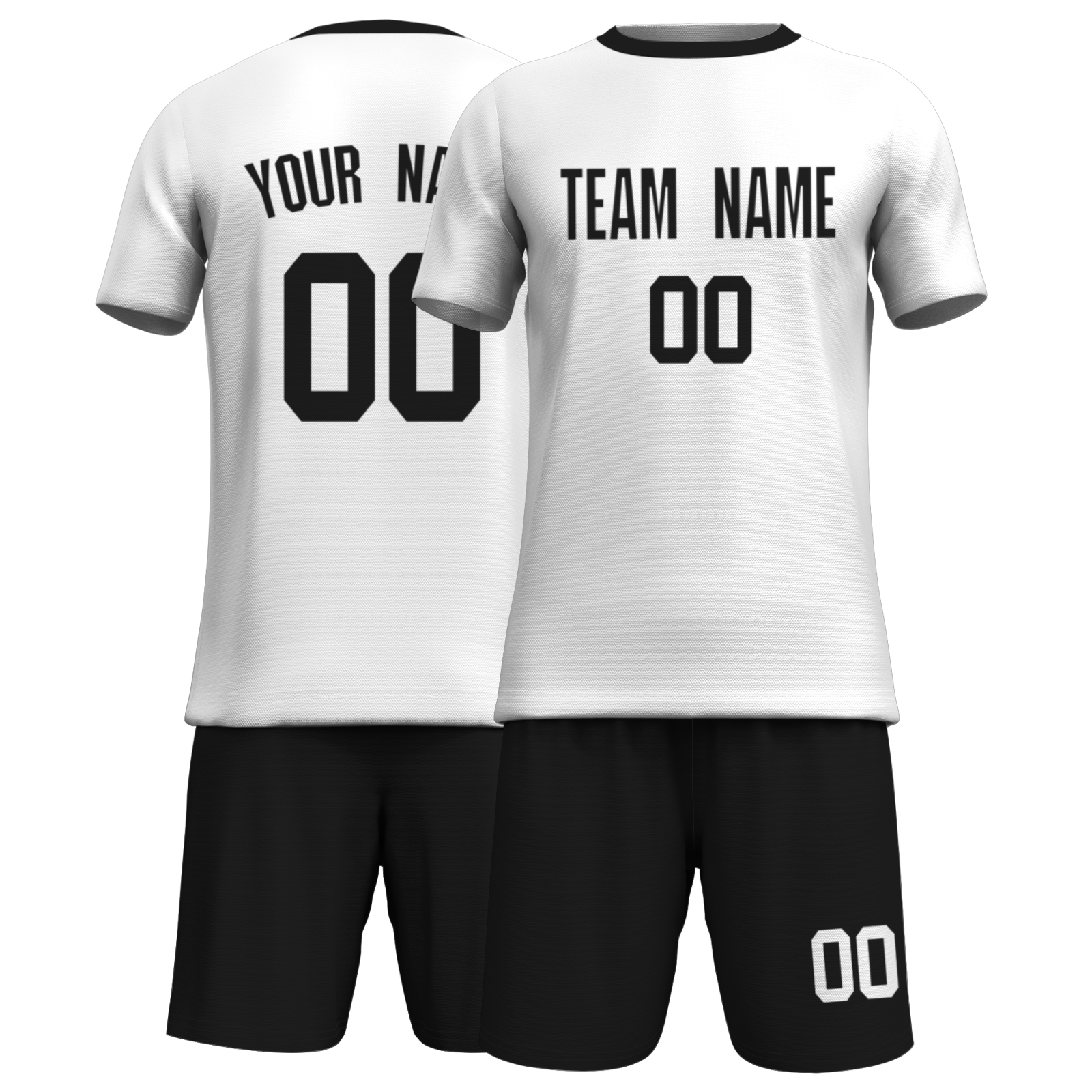 Custom  Fluorescent Green Black Sublimation Soccer Uniform Jersey