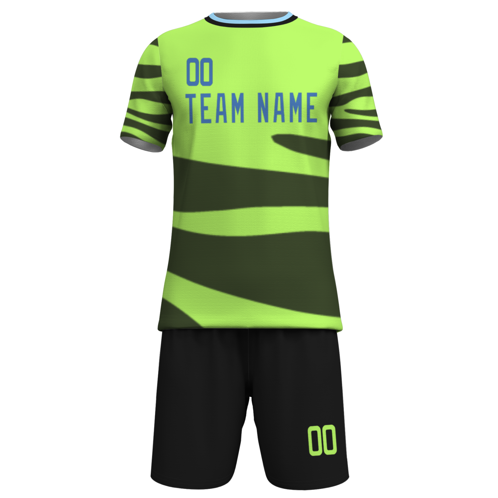 Custom White Black-White Sublimation Soccer Uniform Jersey