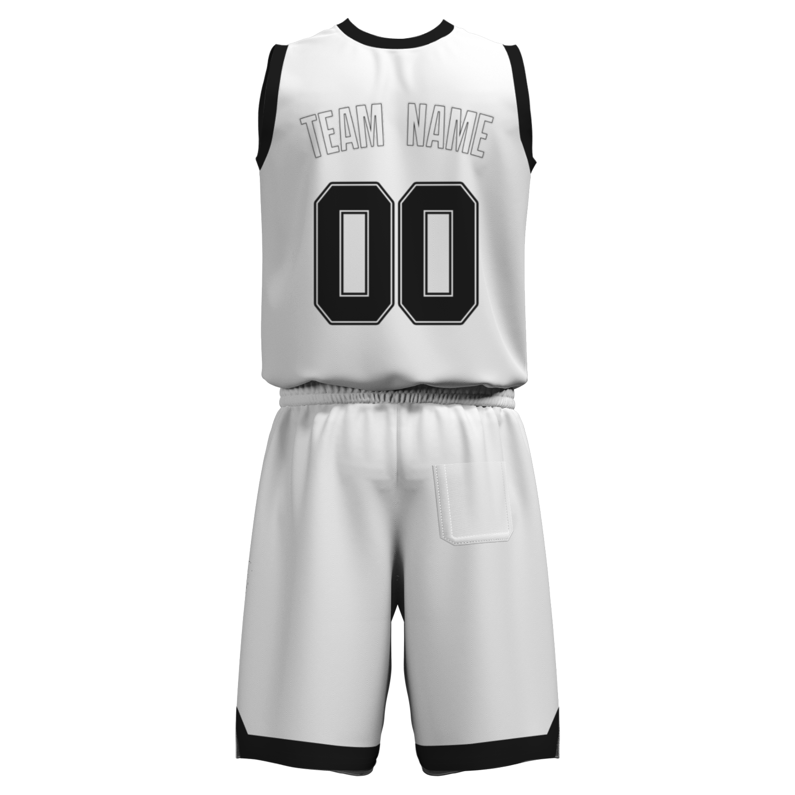 Custom White Old Gold-Black Authentic Basketball Uniform Jersey