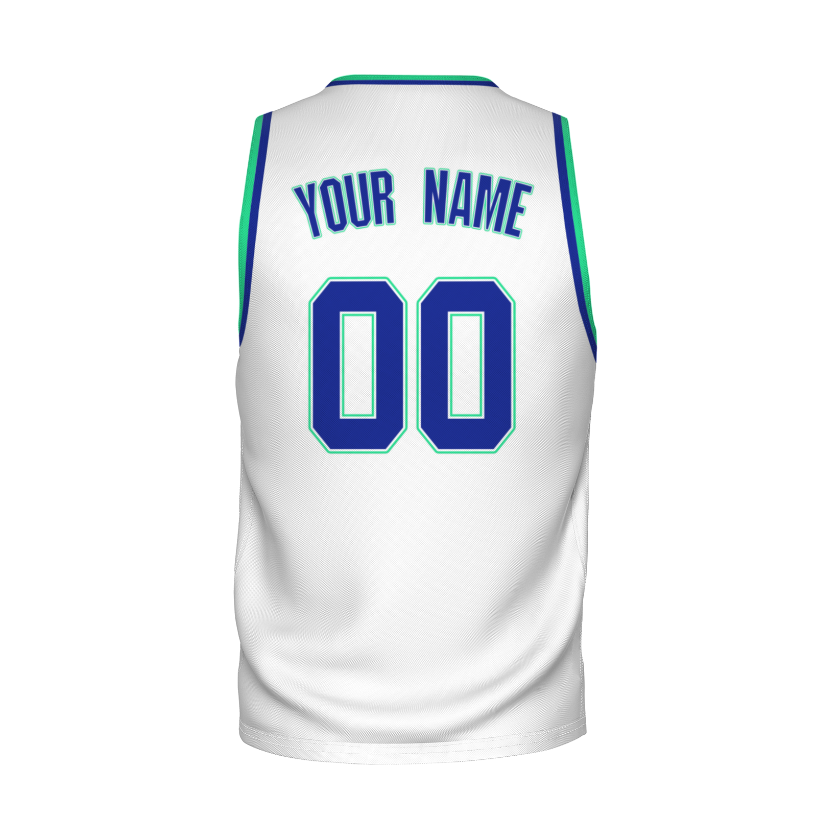 Custom White Dark Blue-Orange Authentic V-Neck Basketball Jersey