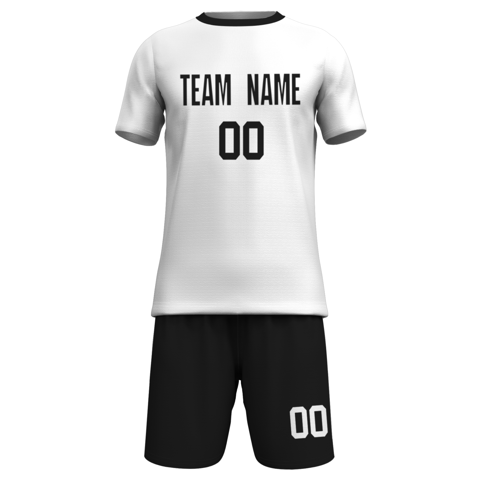 Custom  Fluorescent Green Black Sublimation Soccer Uniform Jersey