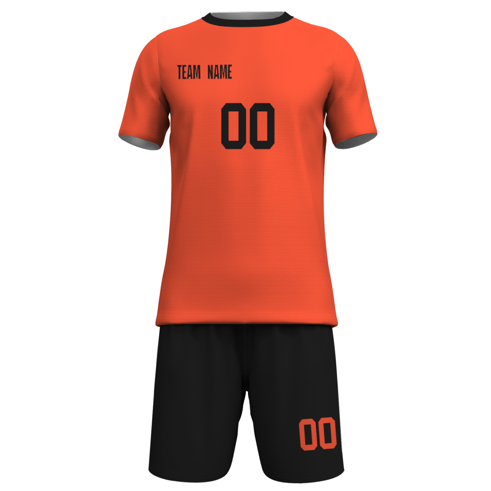 Custom  Fluorescent Green Black Sublimation Soccer Uniform Jersey