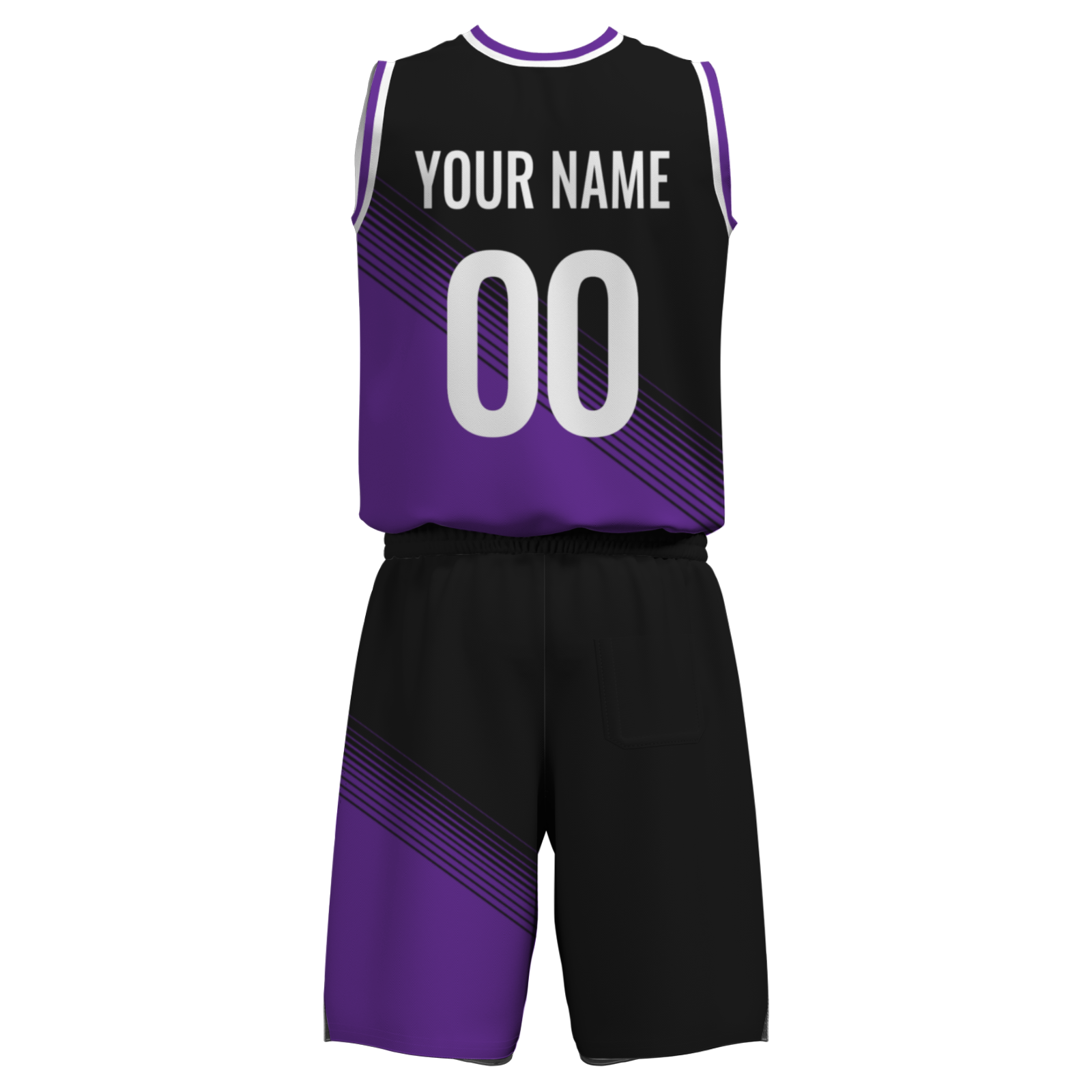 Custom Purple Mustard-White Authentic Basketball Uniform Jersey