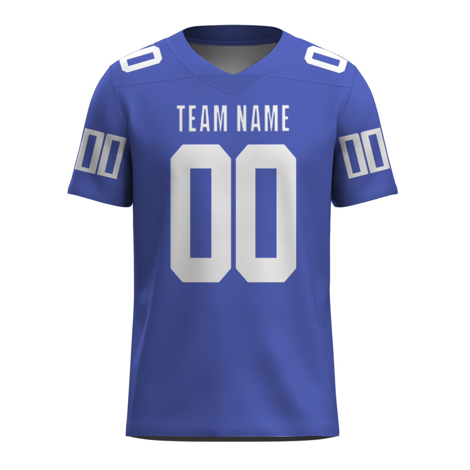 Custom  Dark Gray Blue-White Mesh Authentic Football Jersey