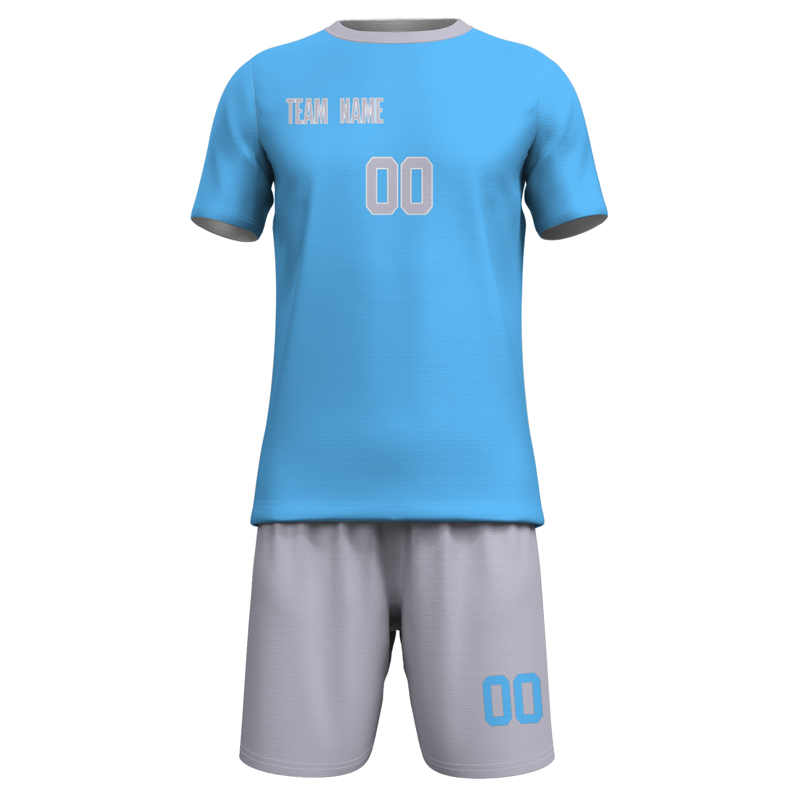 Custom White Yelow Sublimation Soccer Uniform Jersey