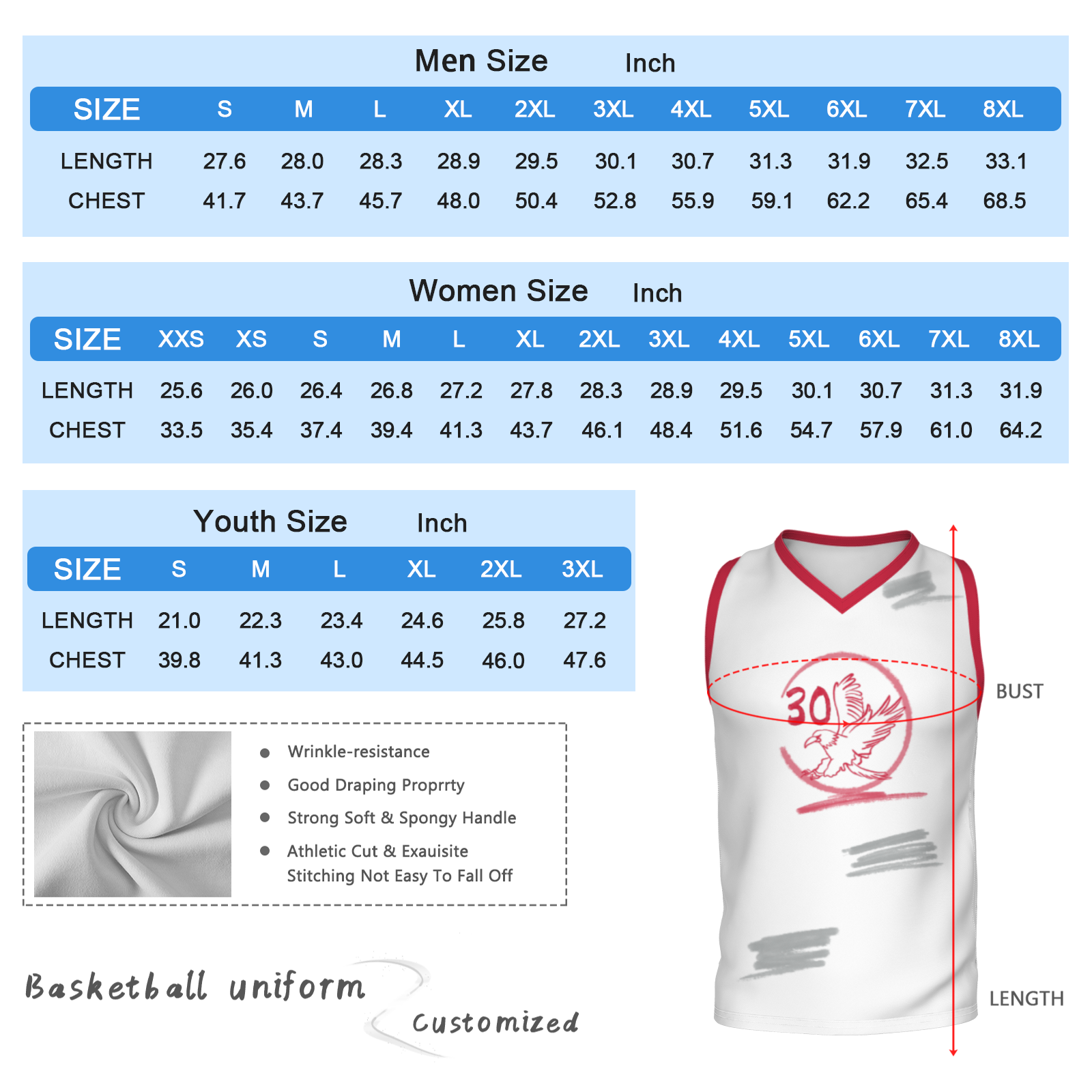 Custom Blue Chinese Painting Horse V-Neck Basketball Jersey