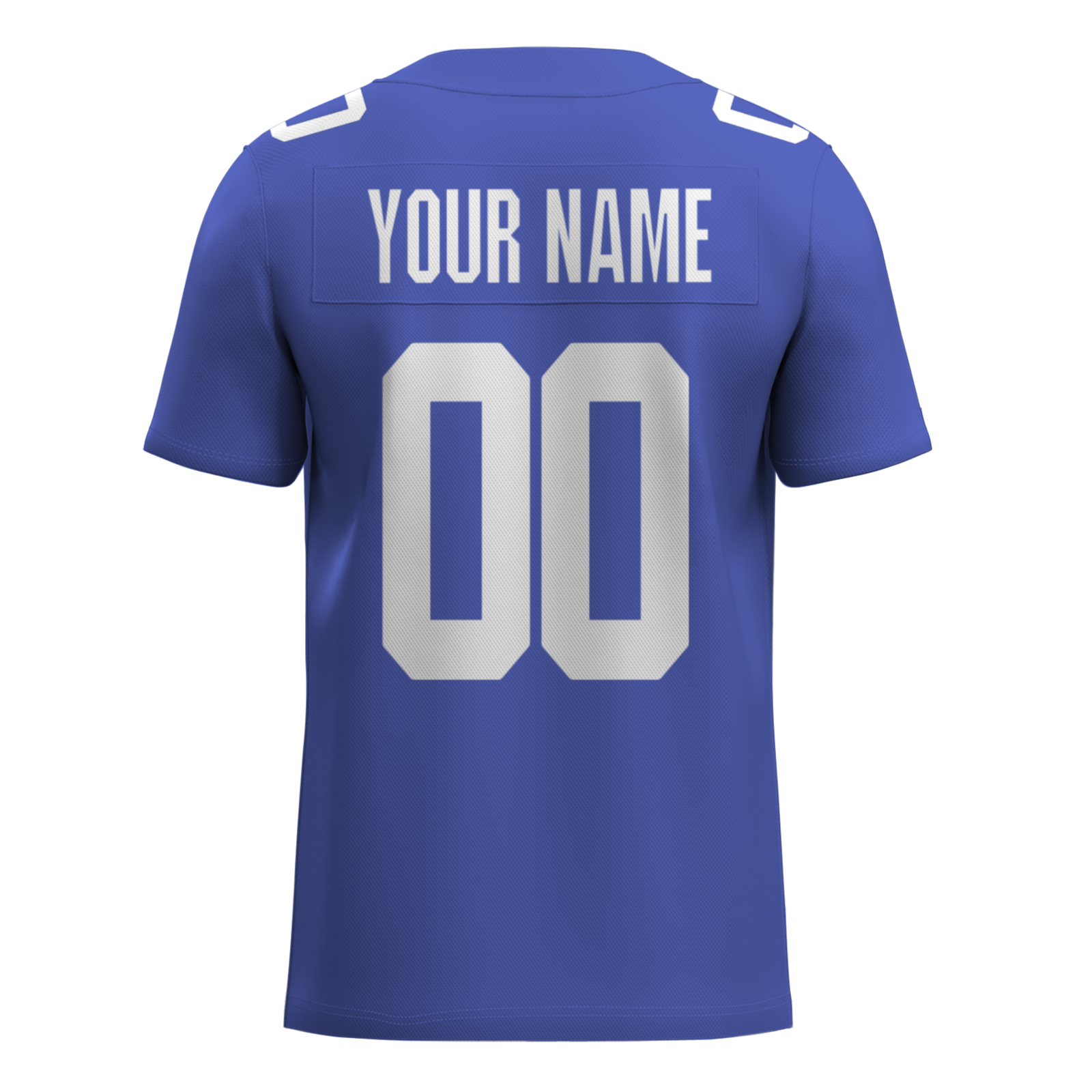 Custom  Dark Gray Blue-White Mesh Authentic Football Jersey