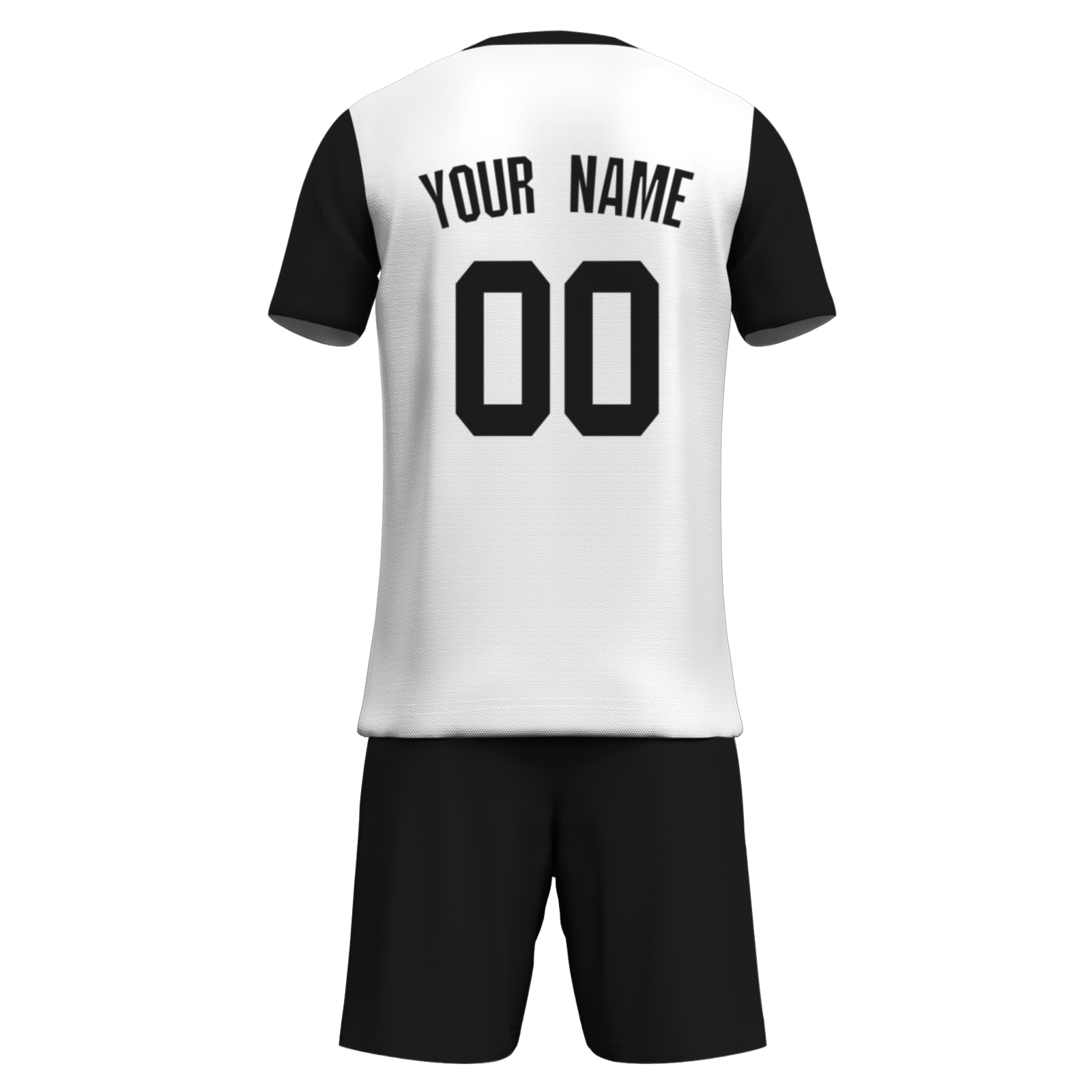 Custom White Yelow Sublimation Soccer Uniform Jersey