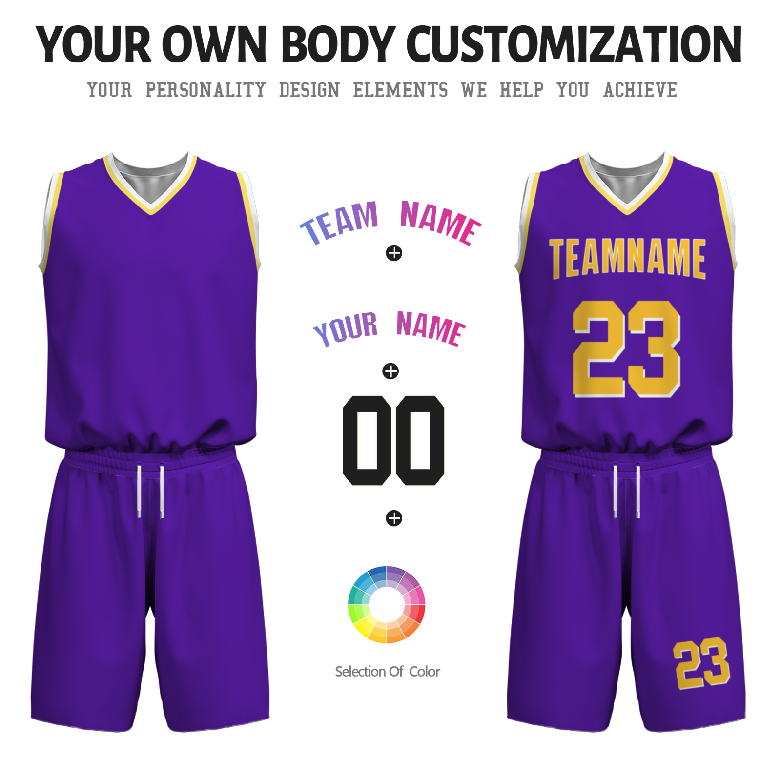 Custom Purple Mustard-White Authentic Basketball Uniform Jersey