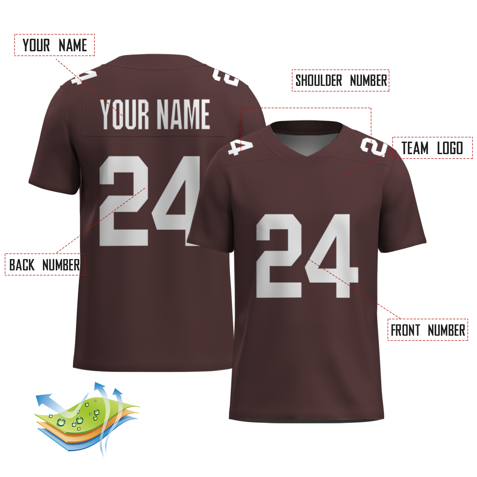 Custom Auburn White Authentic Football Jersey