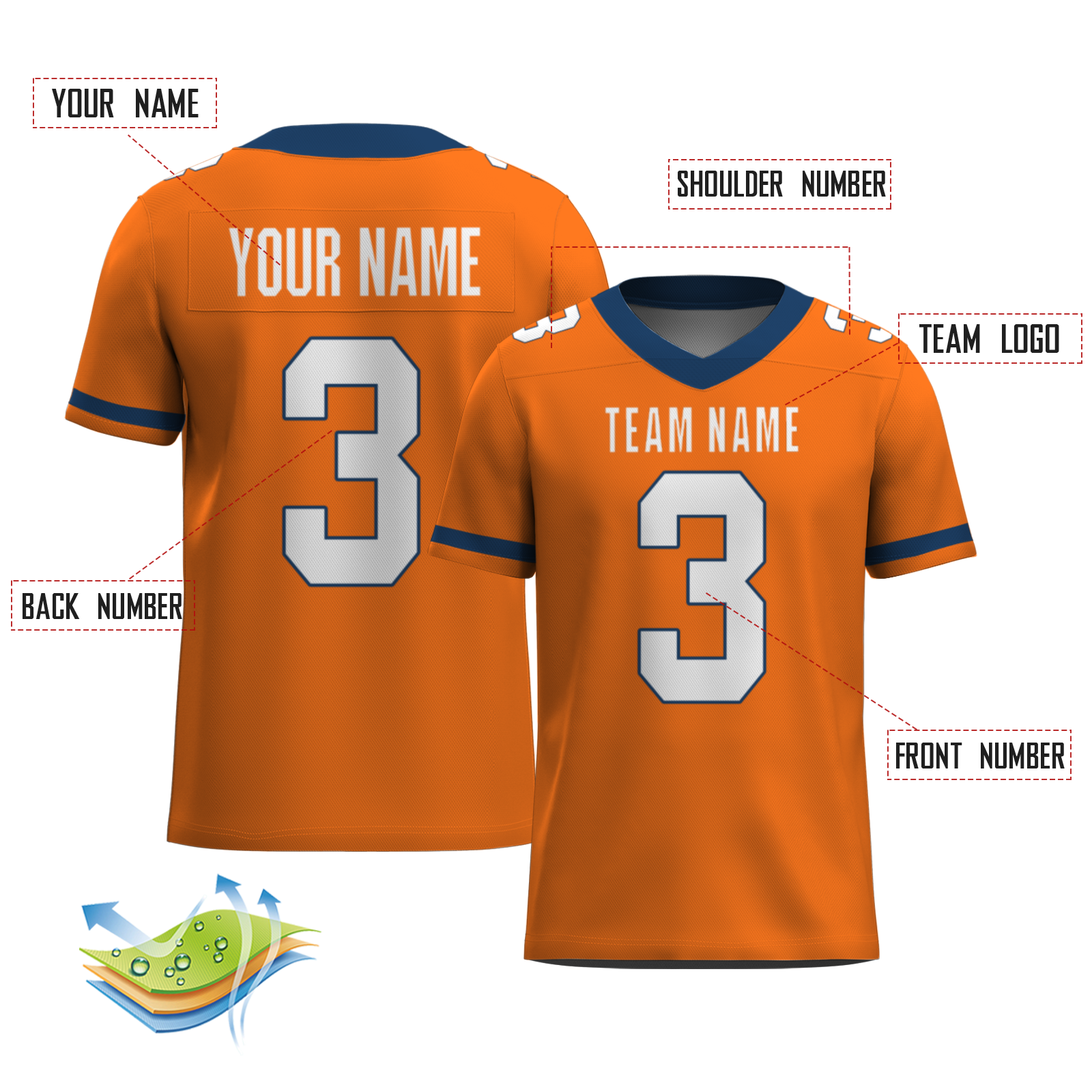 Custom Auburn White Authentic Football Jersey