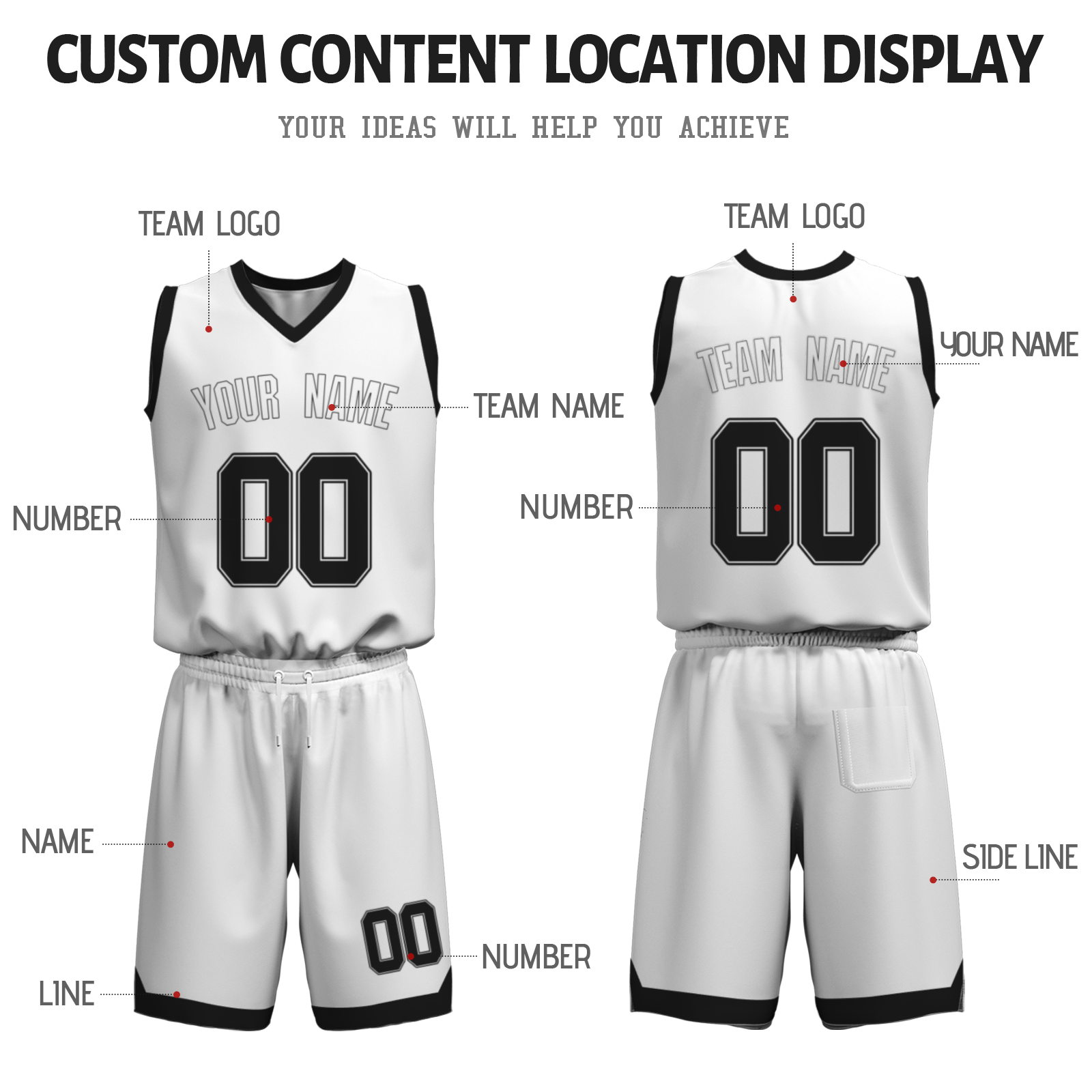 Custom White Old Gold-Black Authentic Basketball Uniform Jersey