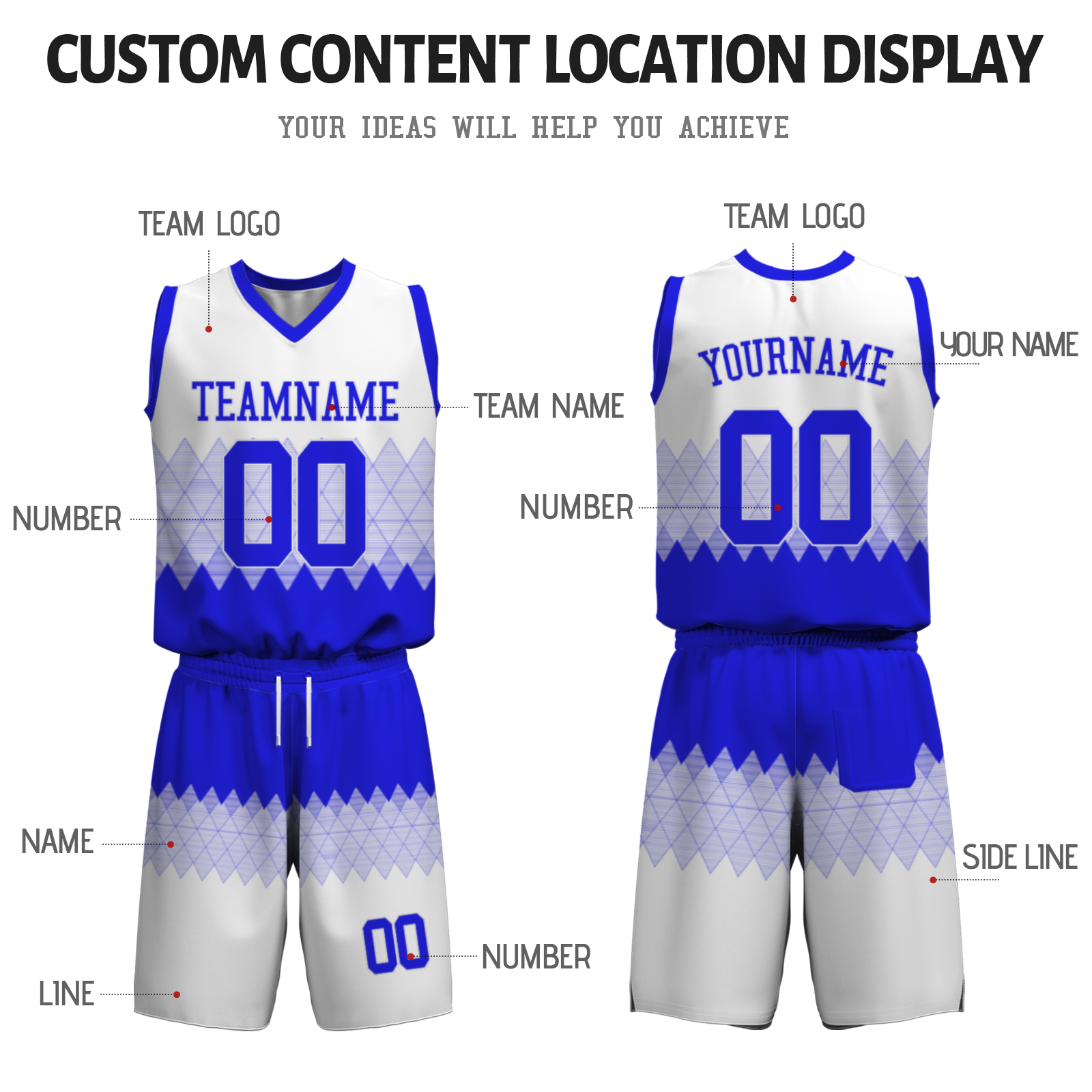 Custom Purple Camouflage White Lilac Basketball Uniform Jersey