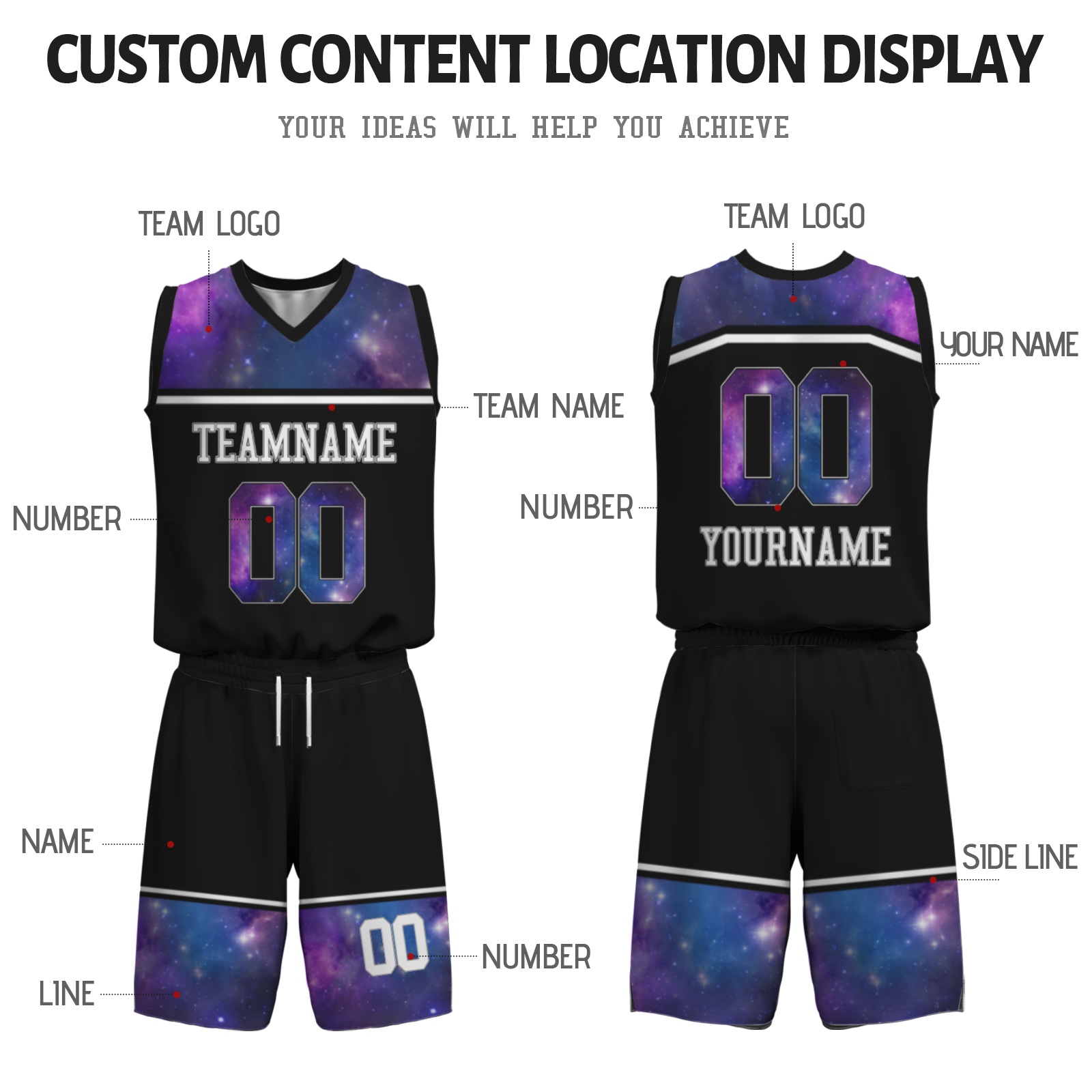 Custom Purple Camouflage White Lilac Basketball Uniform Jersey