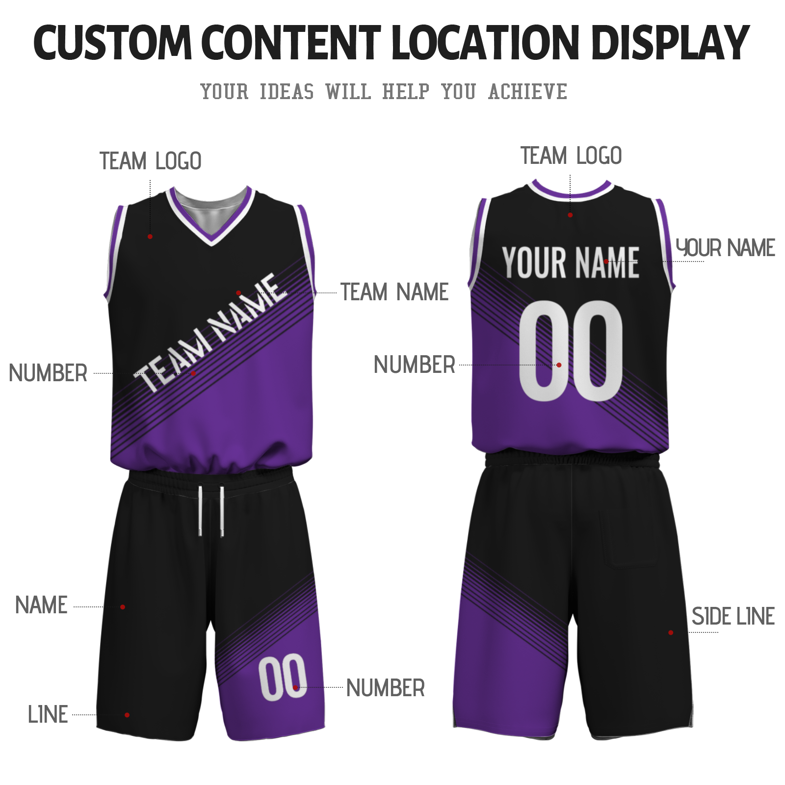 Custom Purple Mustard-White Authentic Basketball Uniform Jersey