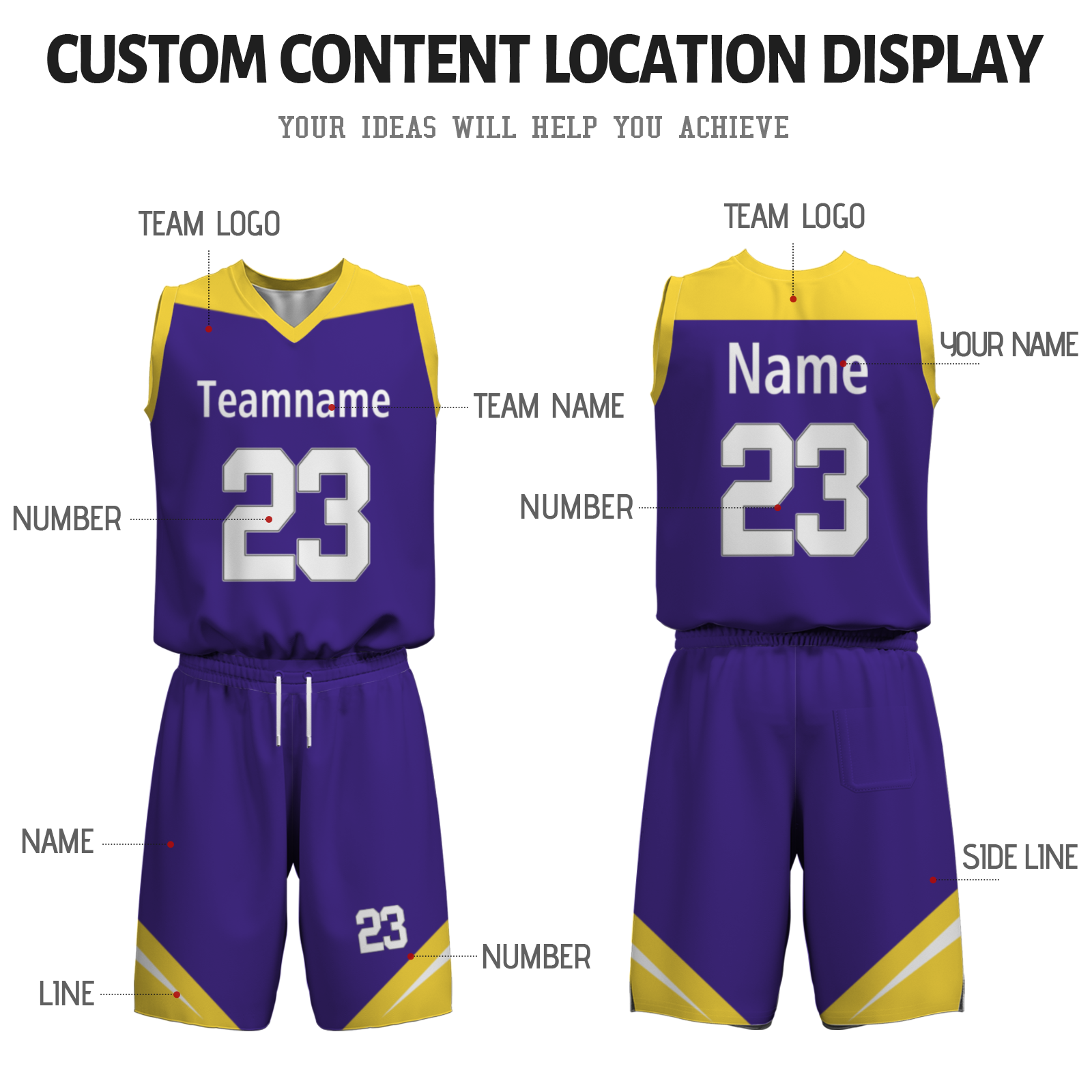 Custom Purple Camouflage White Lilac Basketball Uniform Jersey