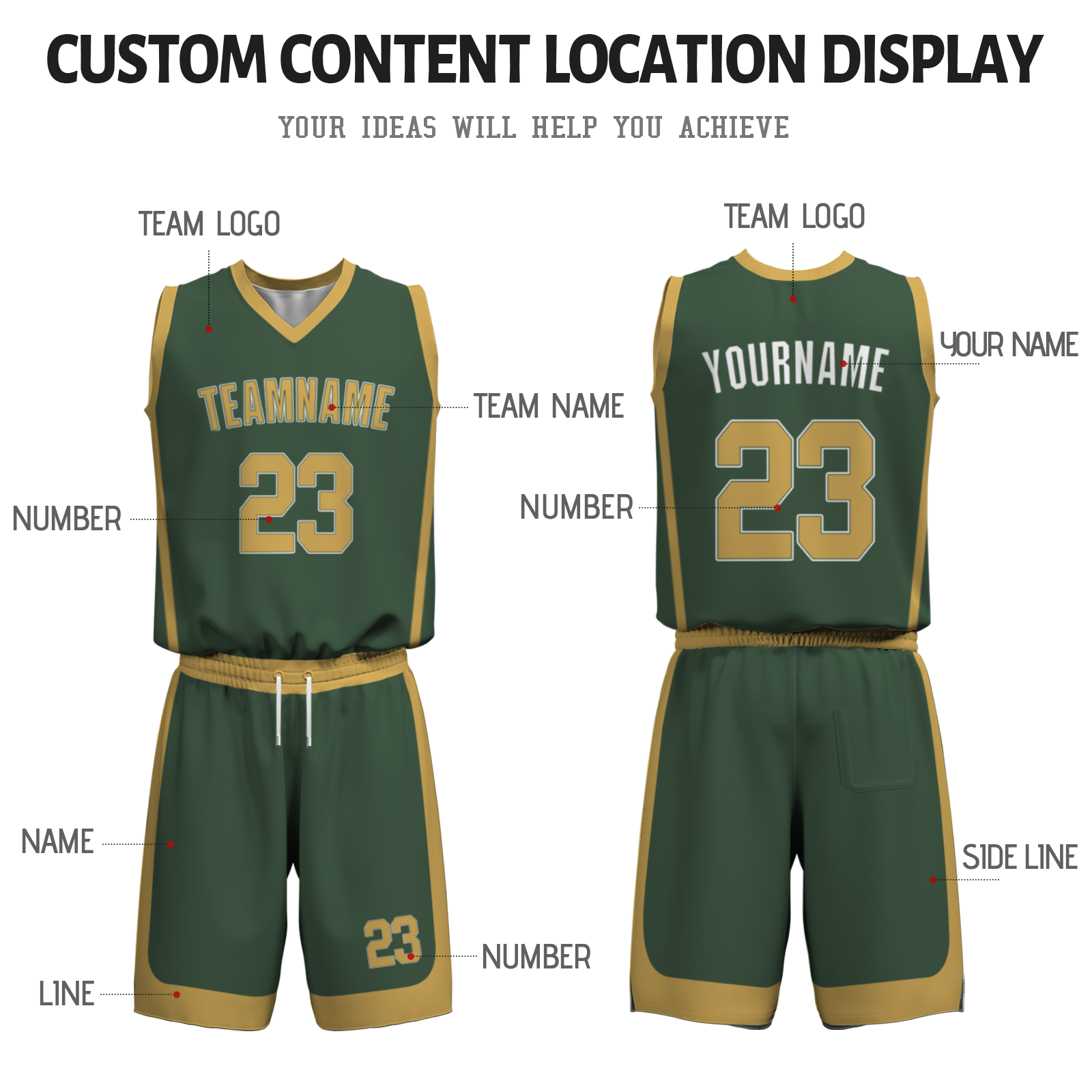 Custom White Old Gold-Black Authentic Basketball Uniform Jersey