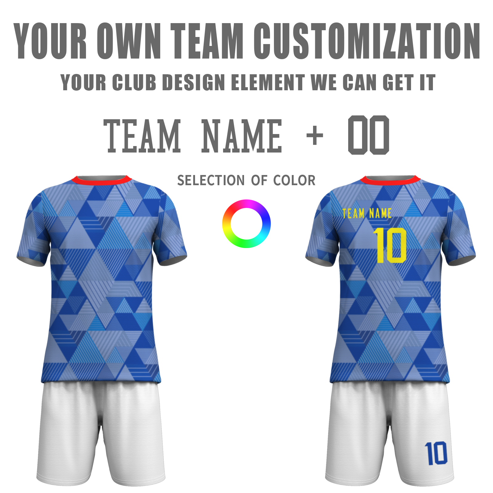 Custom White Black Sublimation Soccer Uniform Jersey