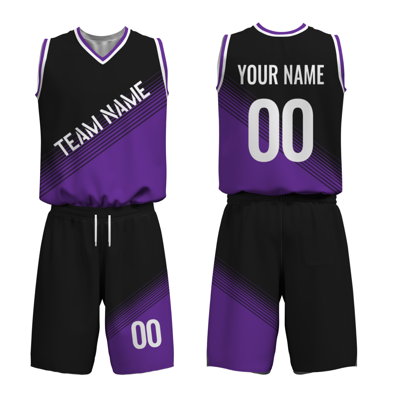 Custom Purple Mustard-White Authentic Basketball Uniform Jersey