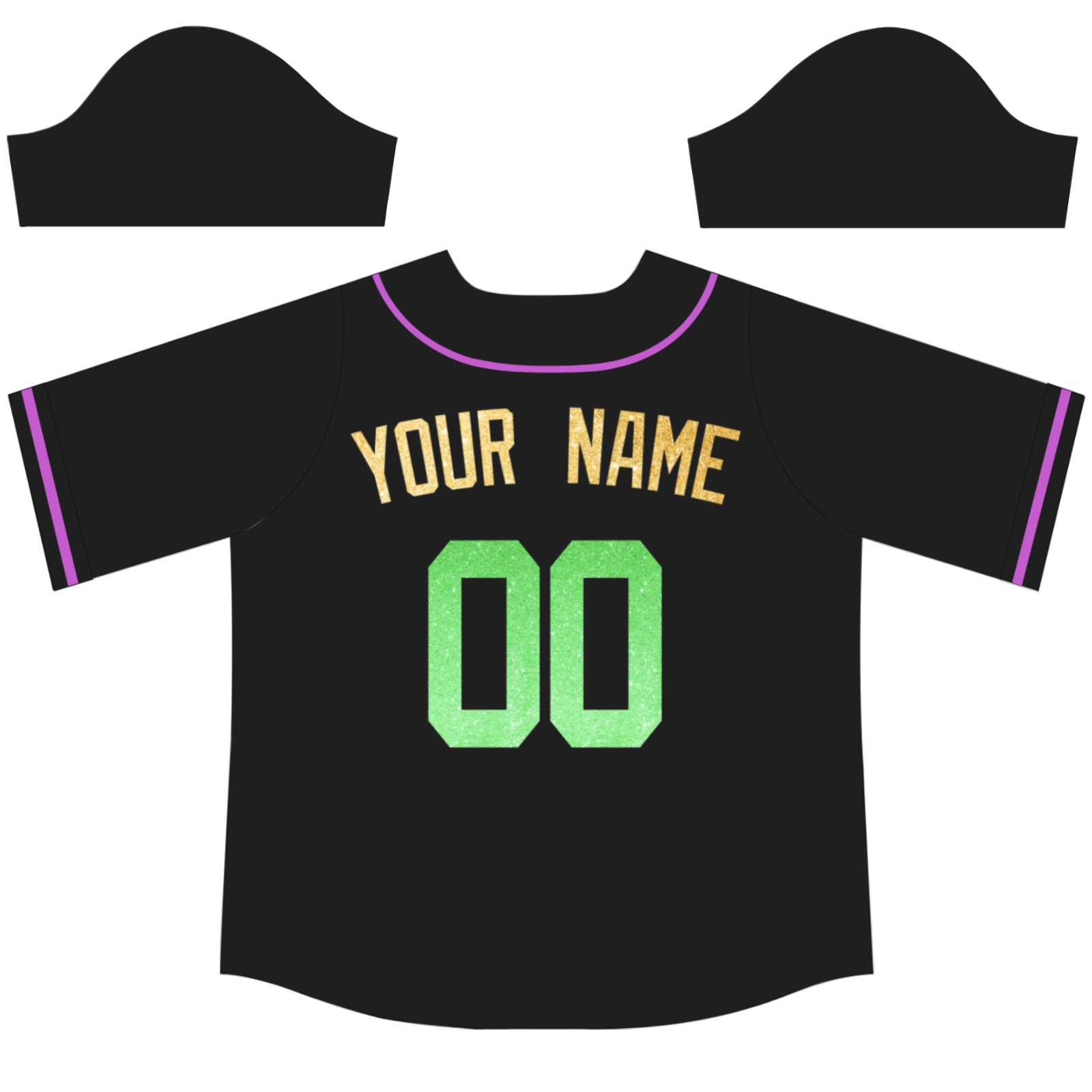 Custom Black Pink-White  Authentic Tow Tone Baseball Jersey