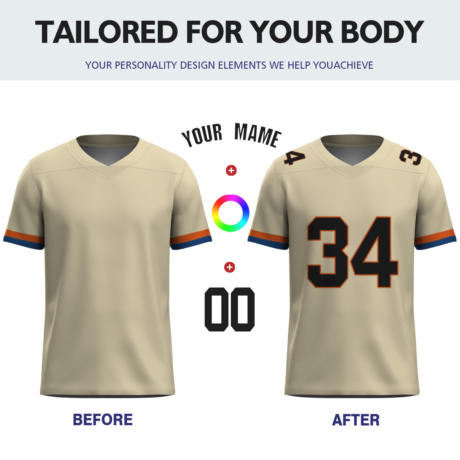 Custom Auburn White Authentic Football Jersey