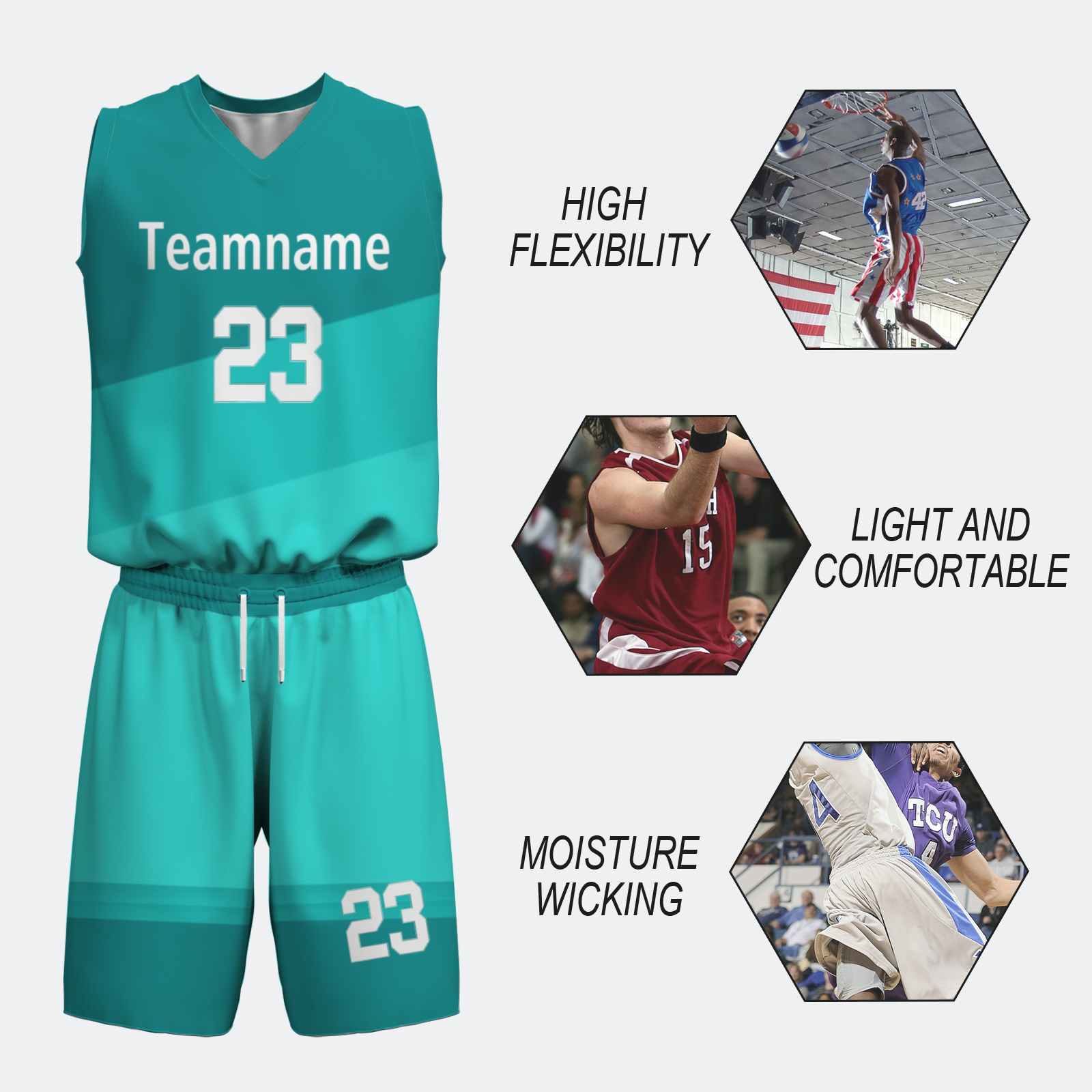 Custom Purple Camouflage White Lilac Basketball Uniform Jersey