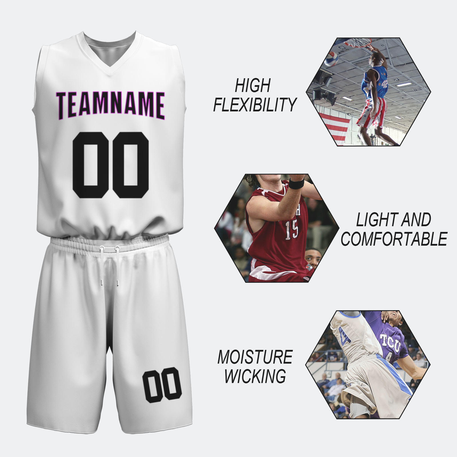 Custom Purple Mustard-White Authentic Basketball Uniform Jersey