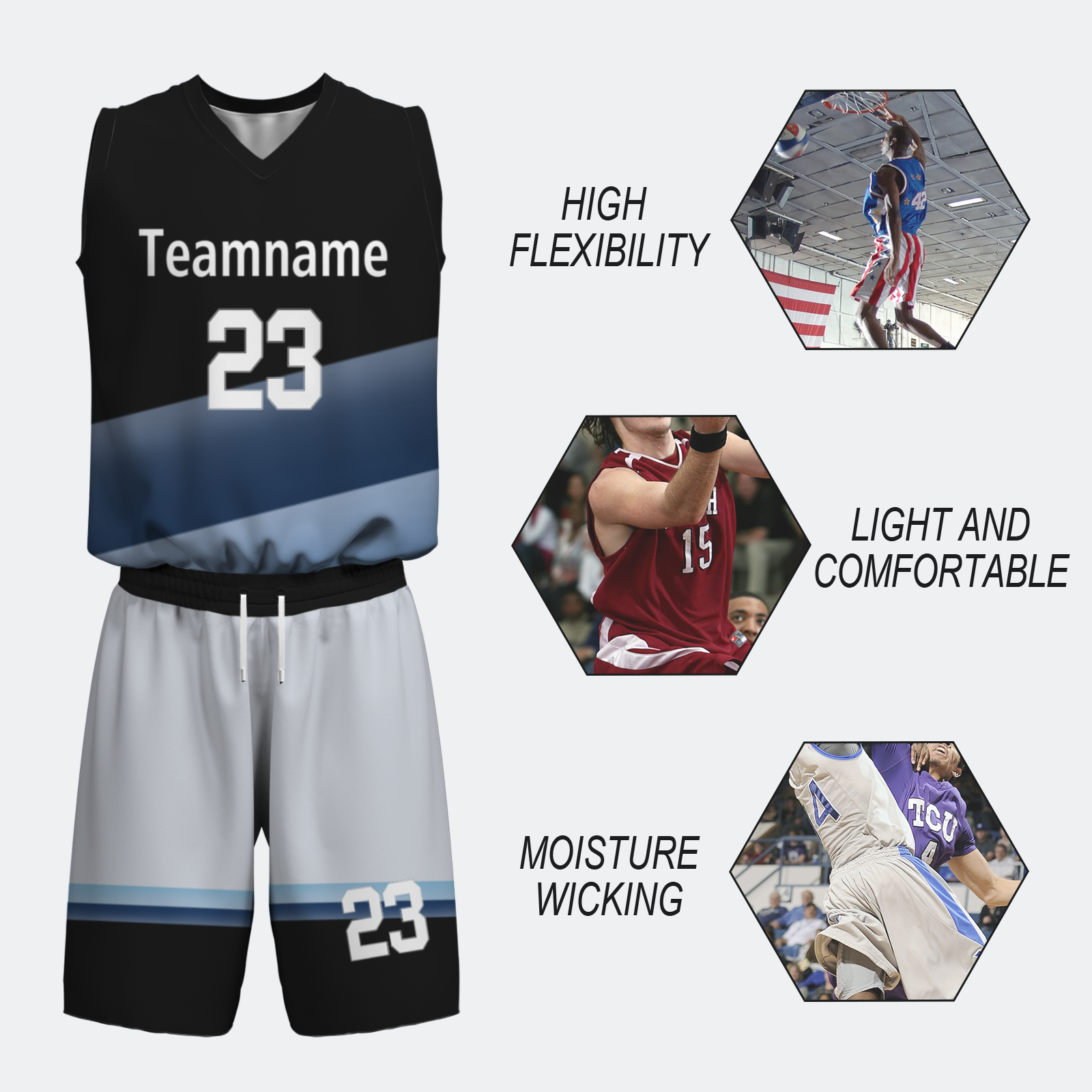 Custom Purple Camouflage White Lilac Basketball Uniform Jersey