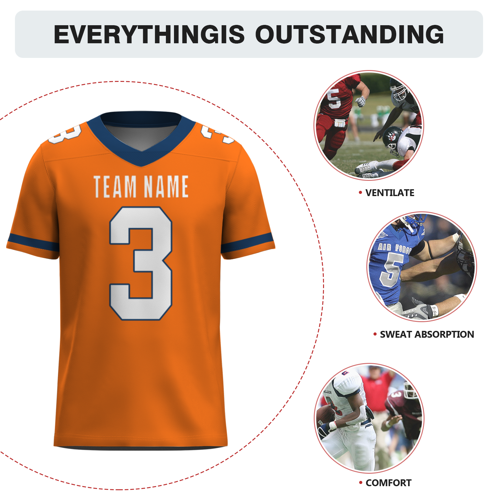 Custom Auburn White Authentic Football Jersey