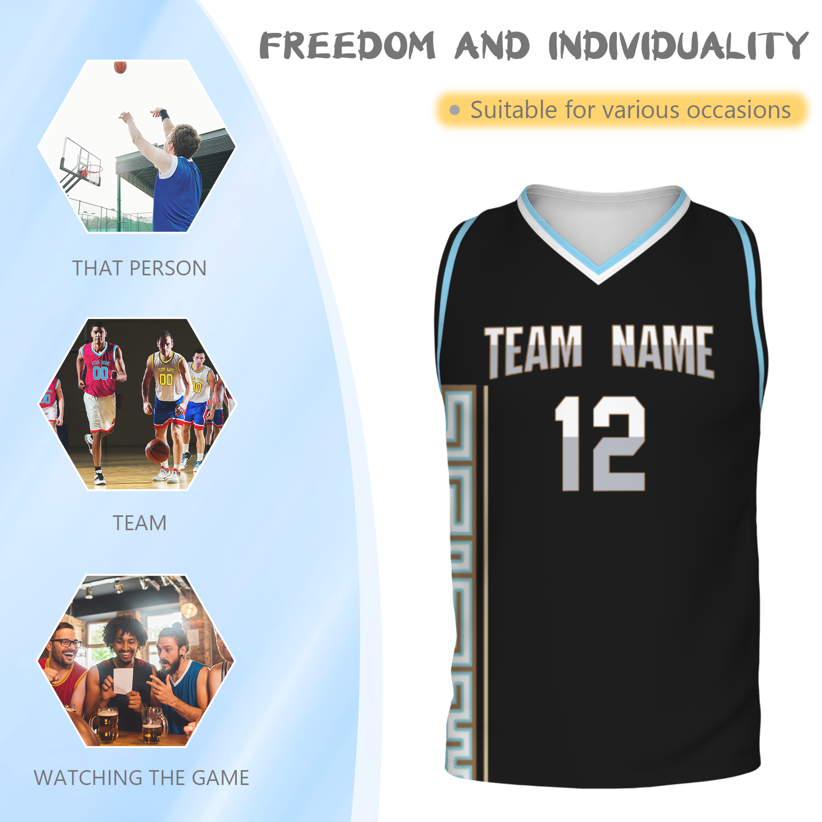 Custom White Dark Blue-Orange Authentic V-Neck Basketball Jersey