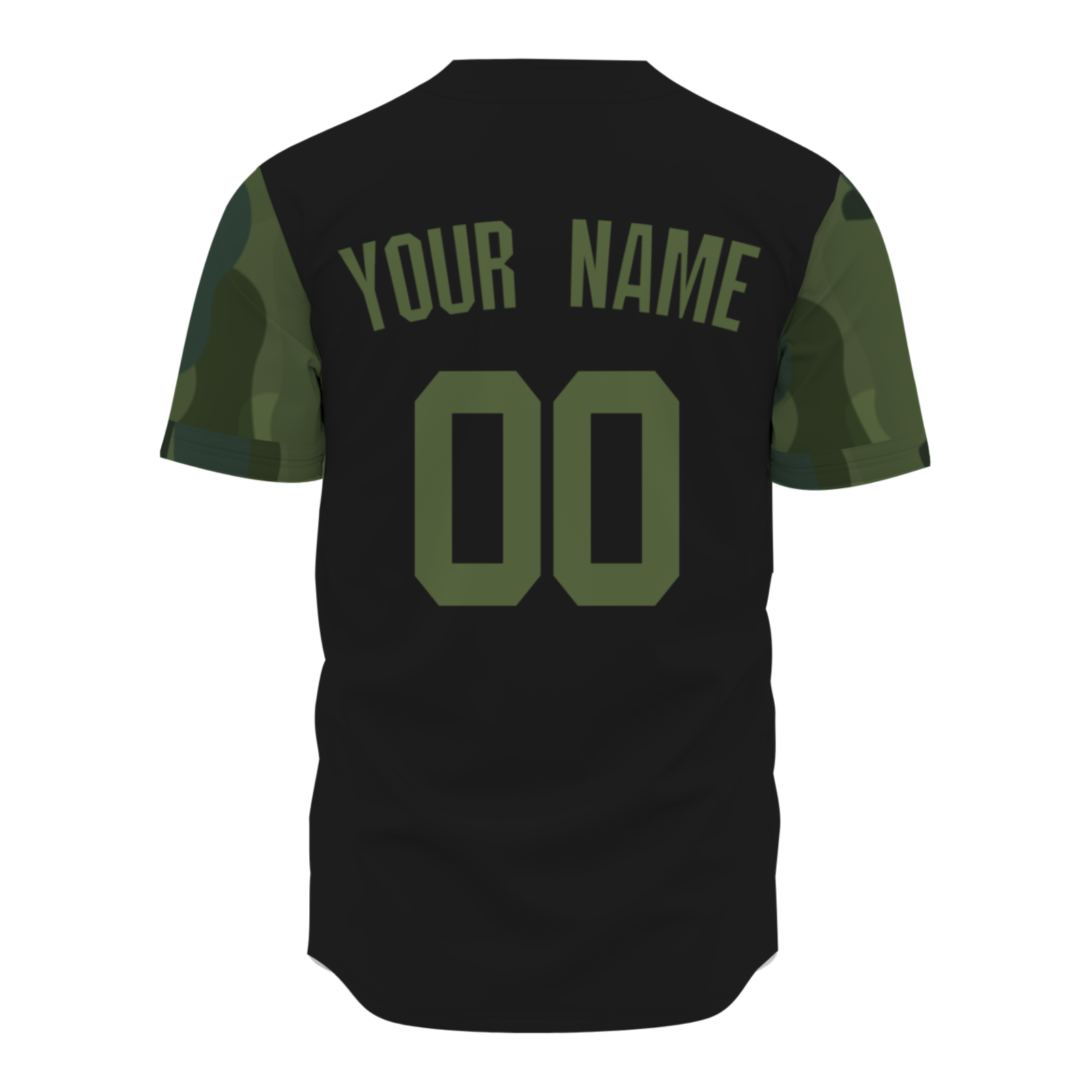 Custom Black Green Two Tone Authentic Baseball Jersey