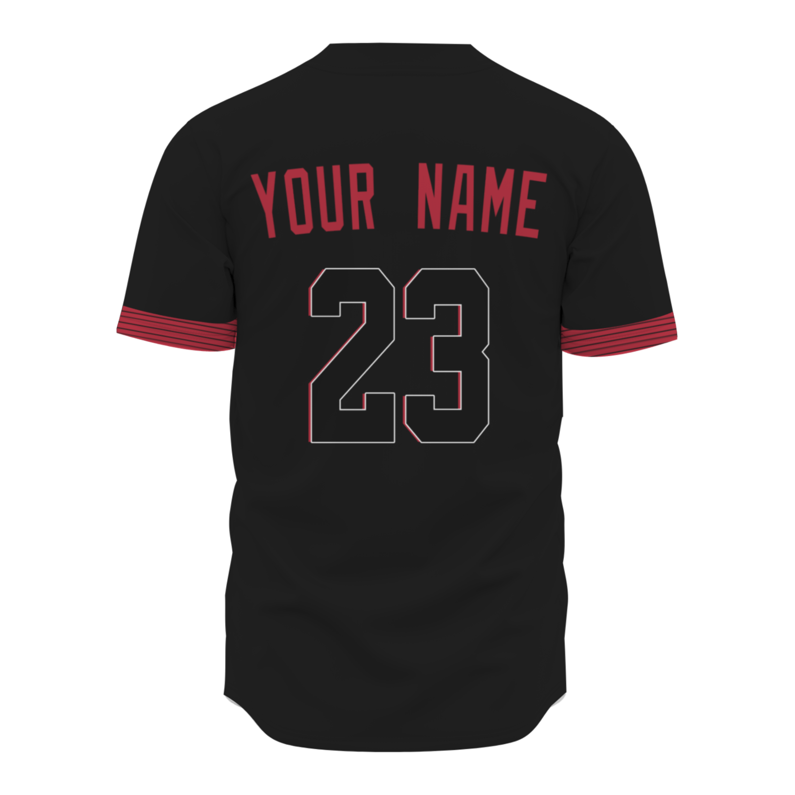 Custom Black Black-White Authentic Baseball Jersey