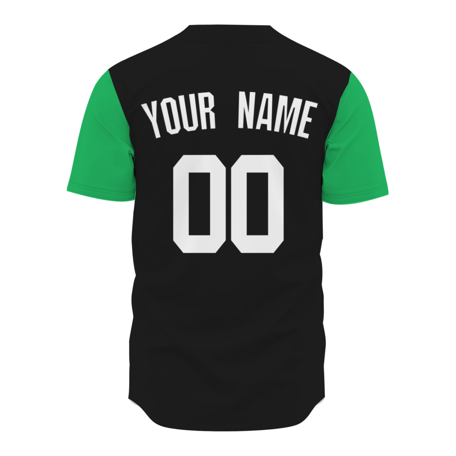 Custom Black White-Black Authentic Two Tone Baseball Jersey