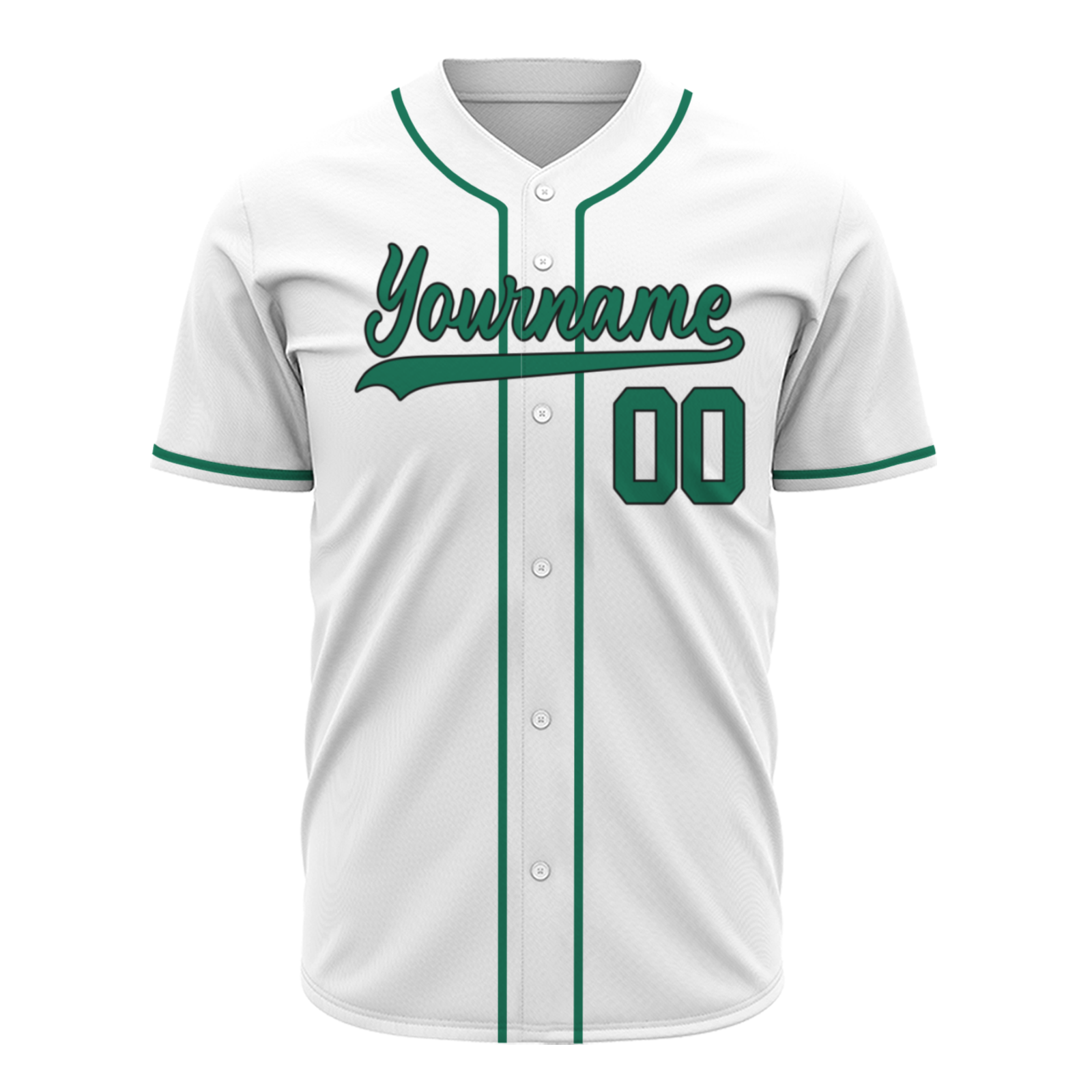 Custom Black Kelly Green-Black Authentic Mexican Flag Fashion Baseball Jersey