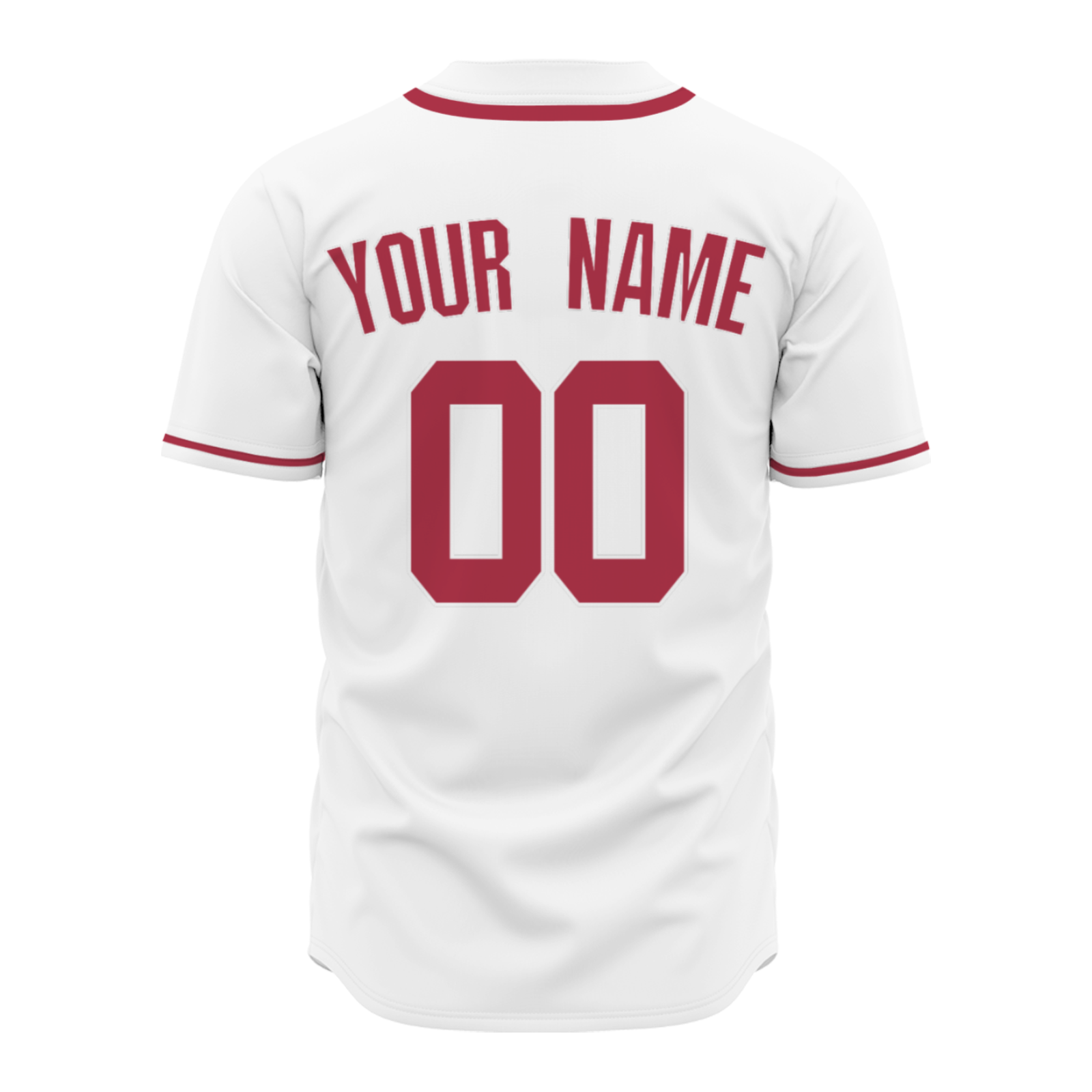 Custom White Black-White Authentic Baseball Jersey