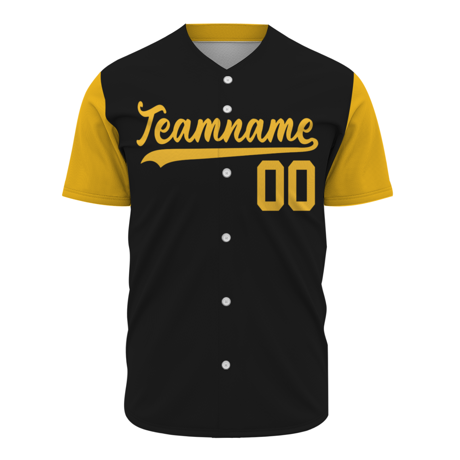 Custom Black Green Two Tone Authentic Baseball Jersey