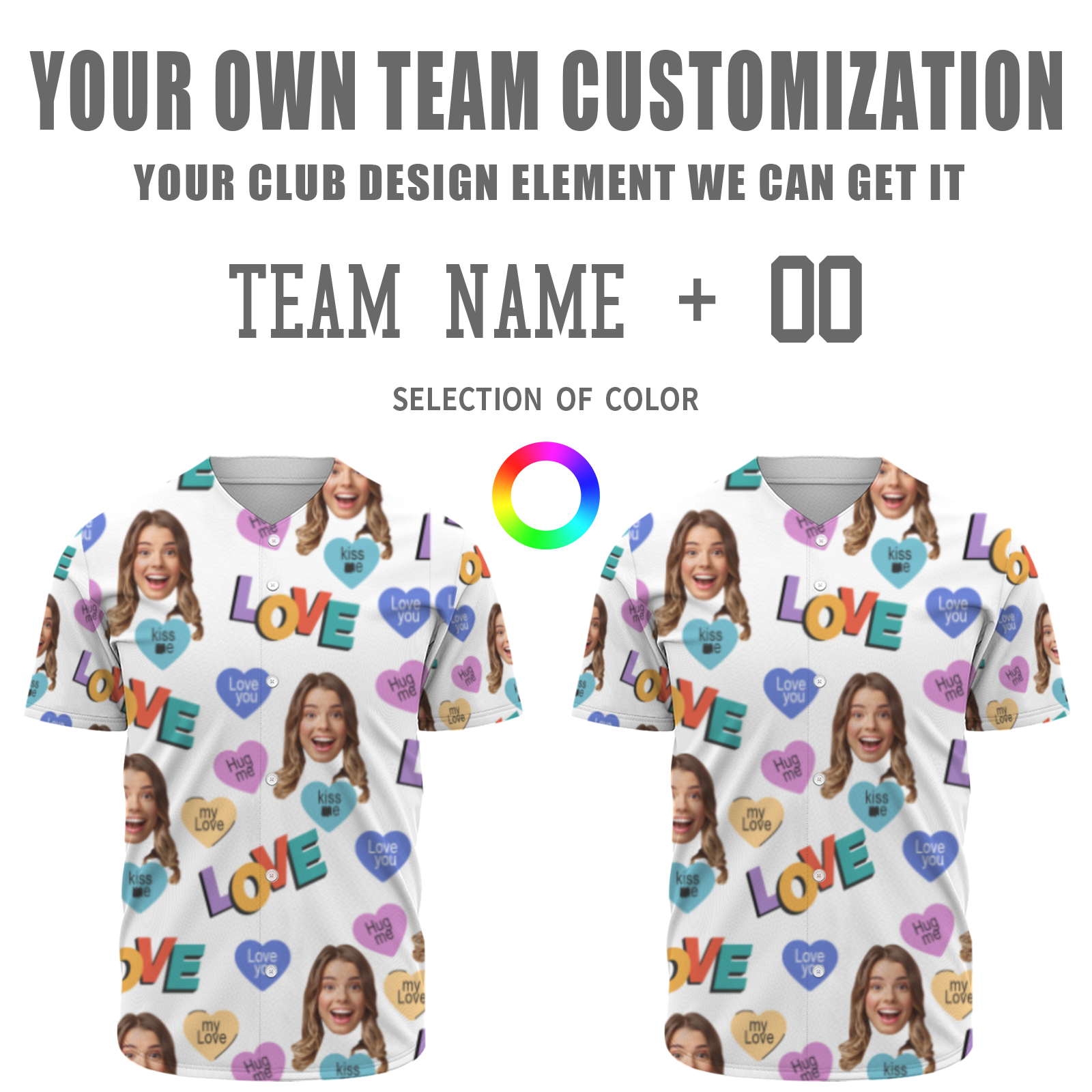 Custom Photo Shirts Personalized Couples Vintage Button Pajamas Valentine's Day Funny Gifts for Men Women