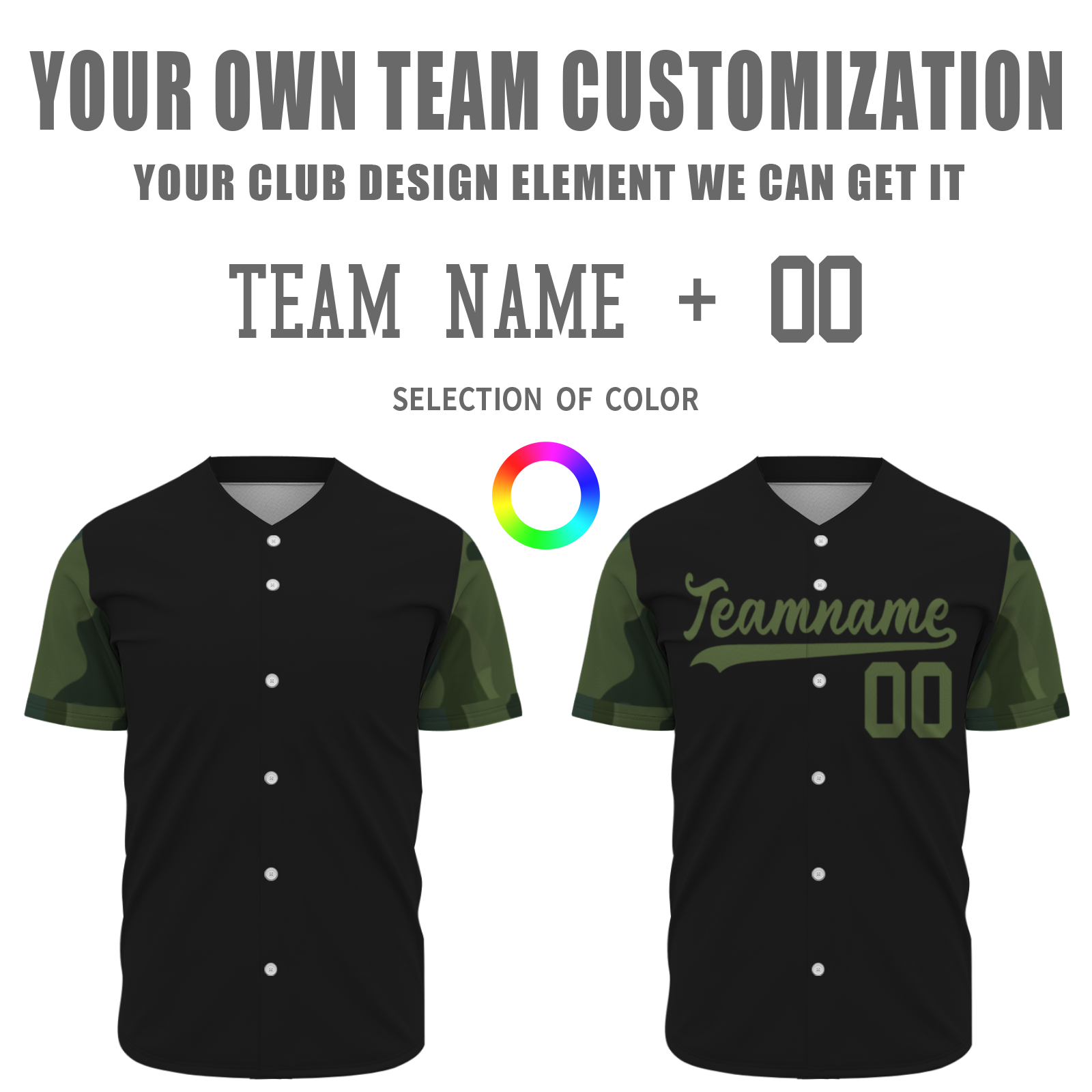 Custom Black Green Two Tone Authentic Baseball Jersey